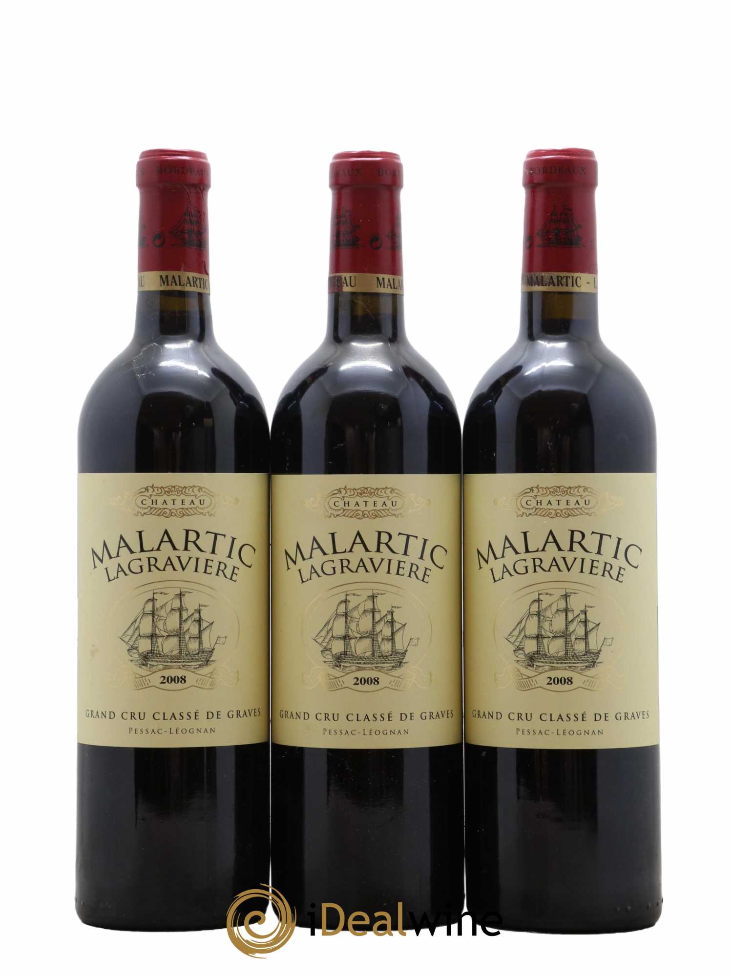 Château Malartic-Lagravière Cru Classé de Graves 2008 - Lot de 12 bouteilles - 4