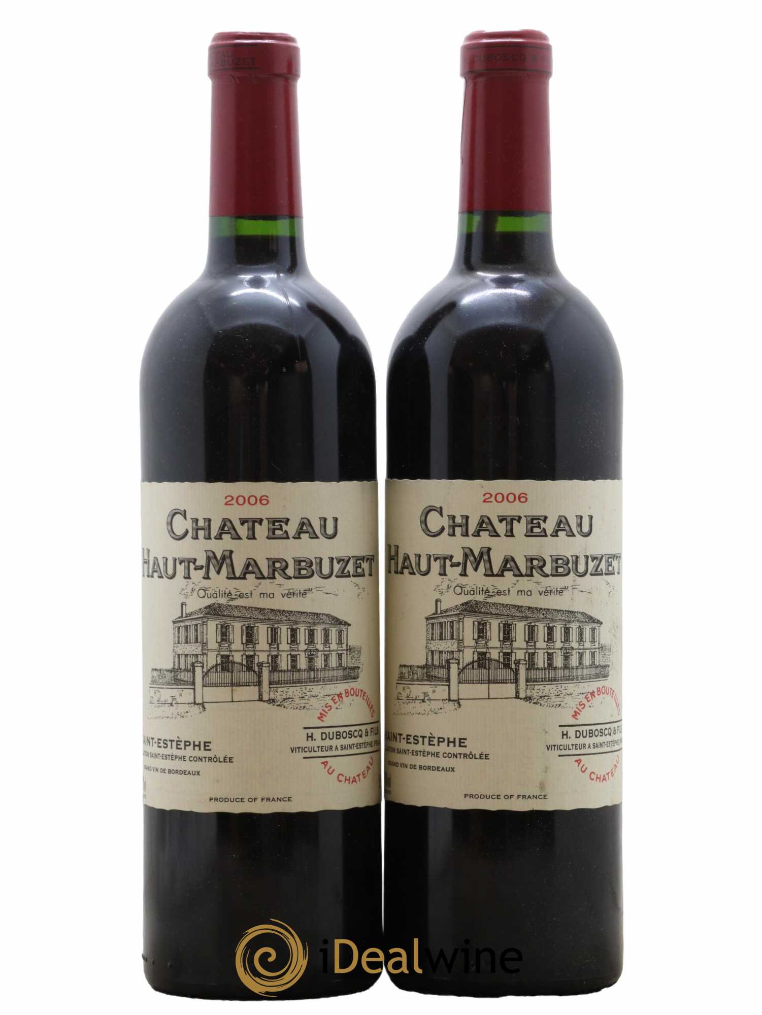 Château Haut Marbuzet 2006 - Lot de 2 bouteilles - 0