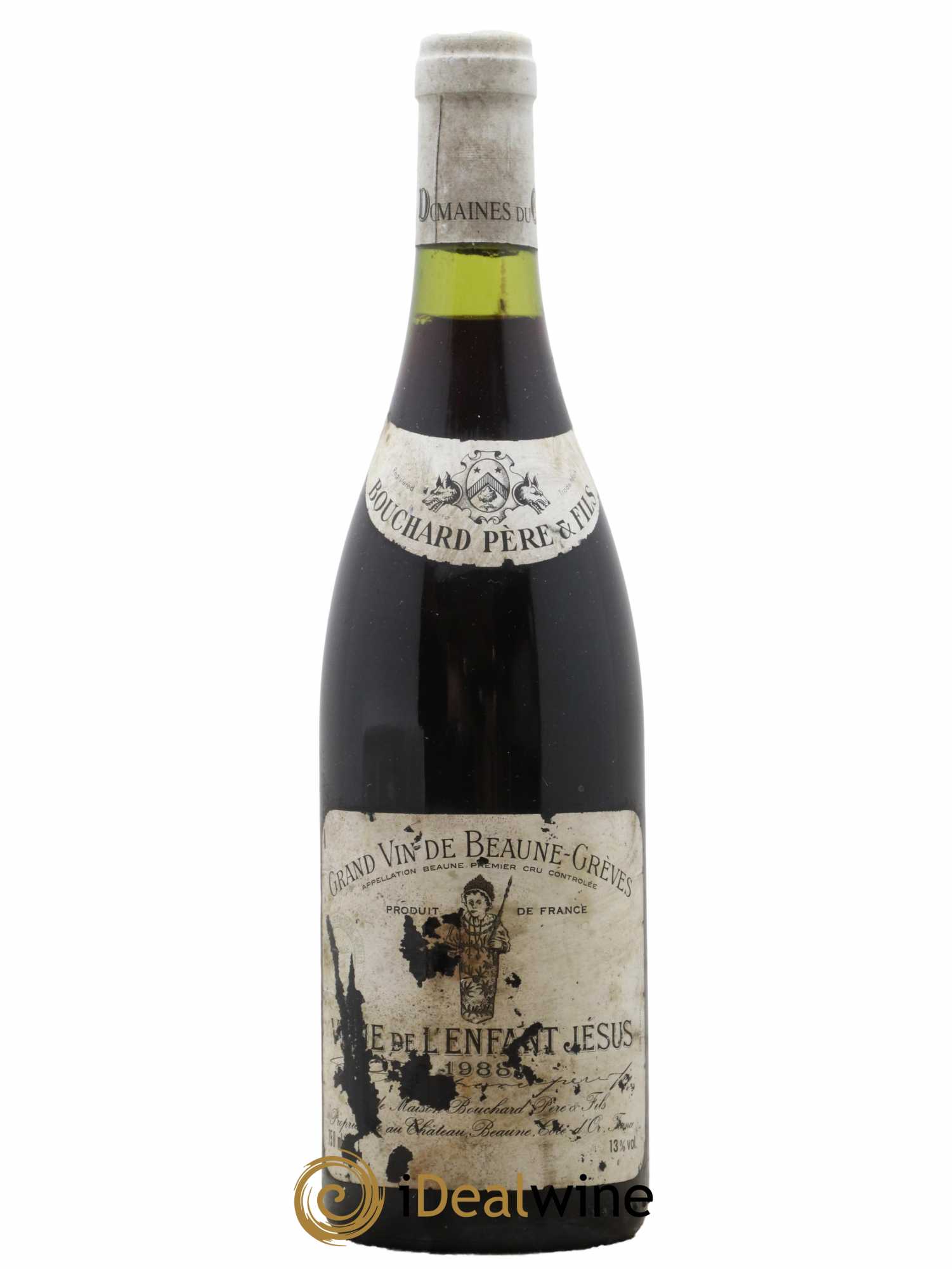 Beaune 1er Cru Grèves - Vigne de l'Enfant Jésus Bouchard Père & Fils 1988 - Lot de 1 bouteille - 0