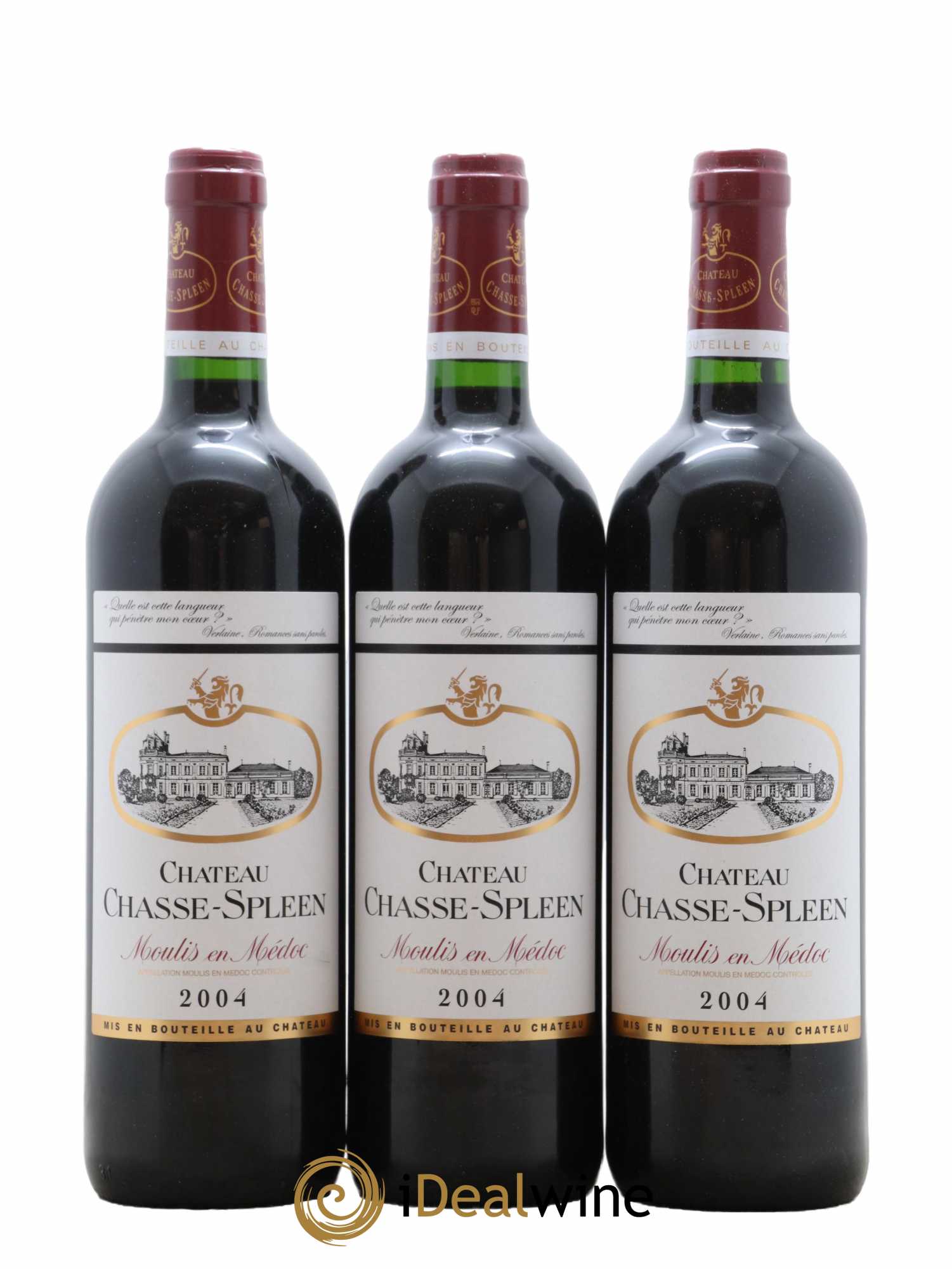 Château Chasse Spleen 2004 - Lot de 6 bouteilles - 1