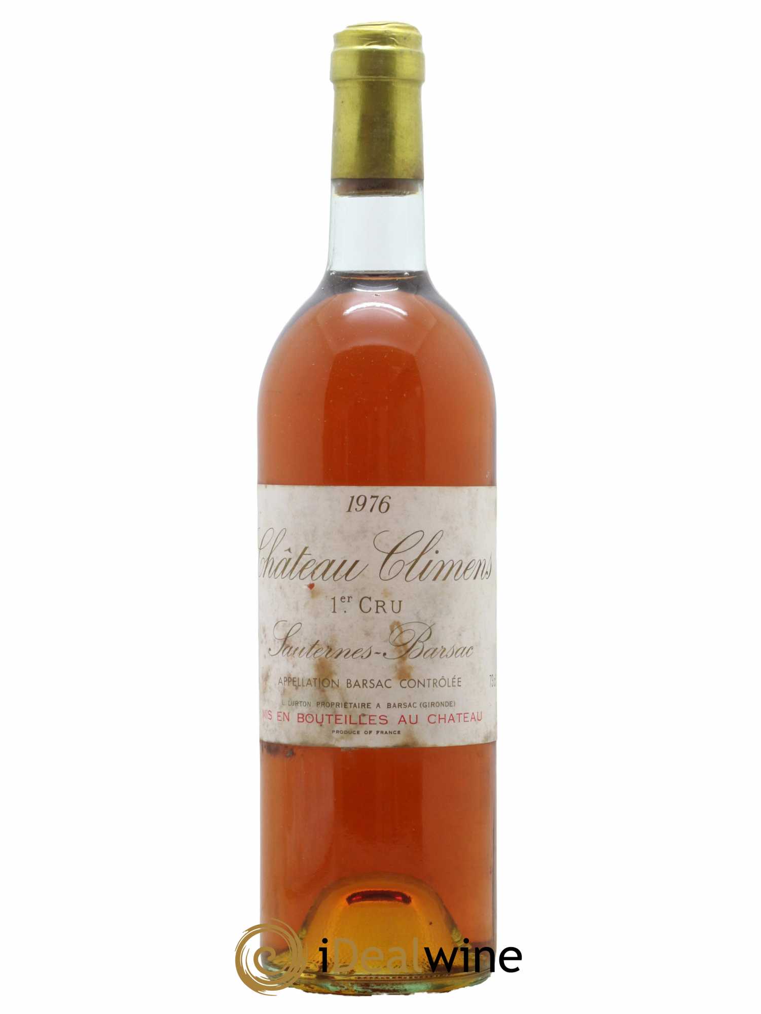 Château Climens 1er Grand Cru Classé 1976 - Lotto di 1 bottiglia - 0