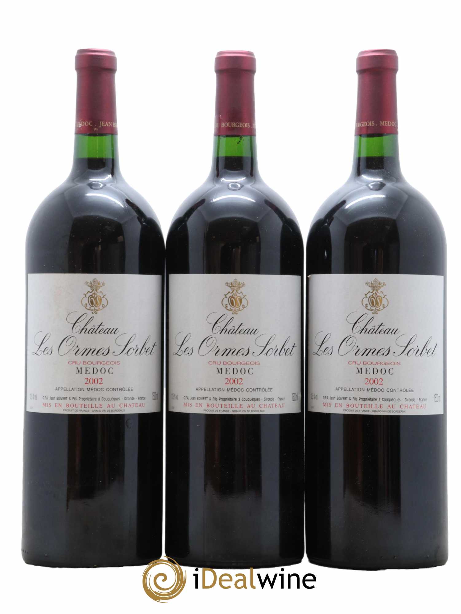 Château les Ormes Sorbet Cru Bourgeois 2002 - Lot de 6 magnums - 2