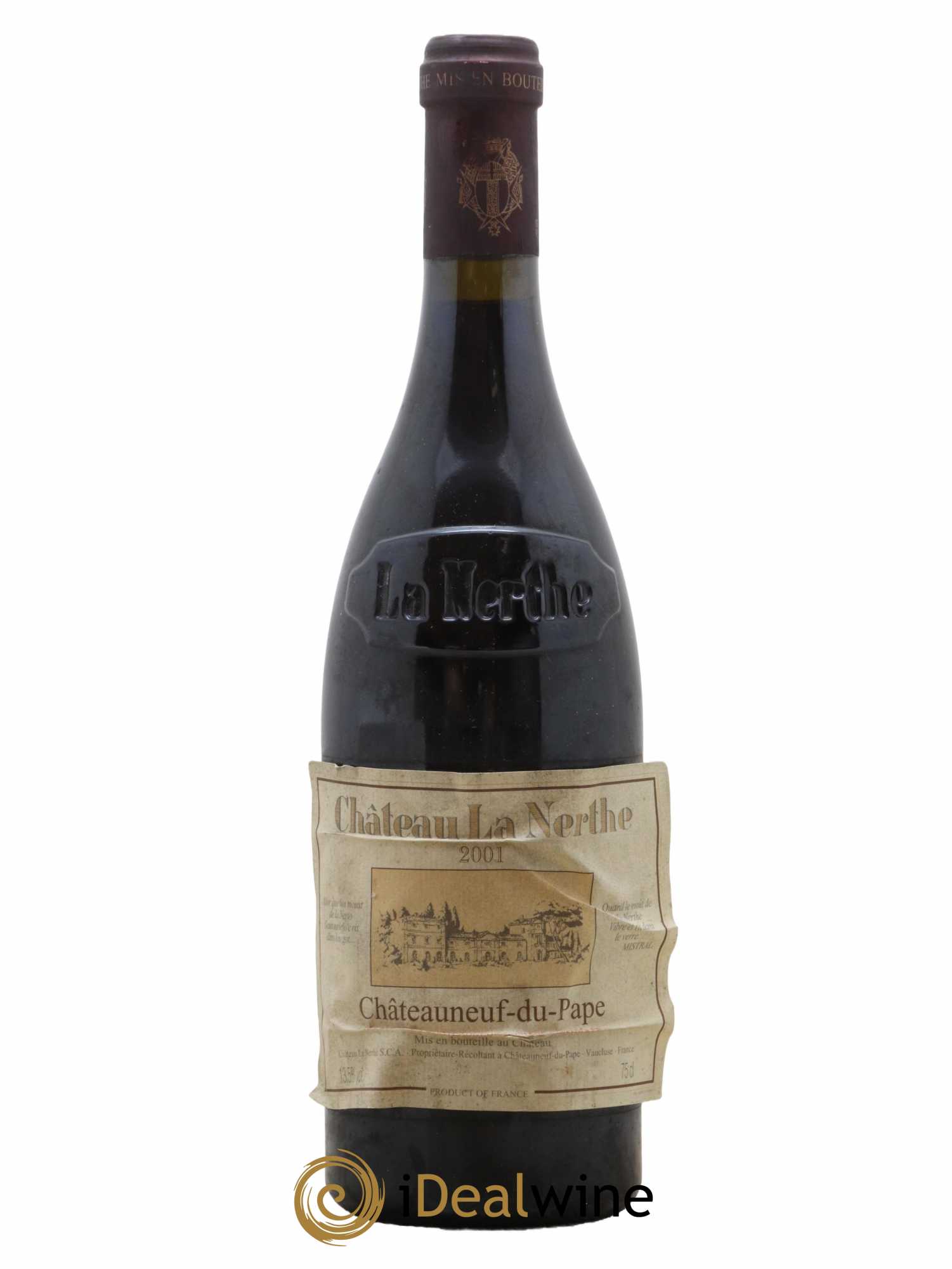 Châteauneuf-du-Pape Château la Nerthe Famille Richard 2001 - Lot de 1 bouteille - 0