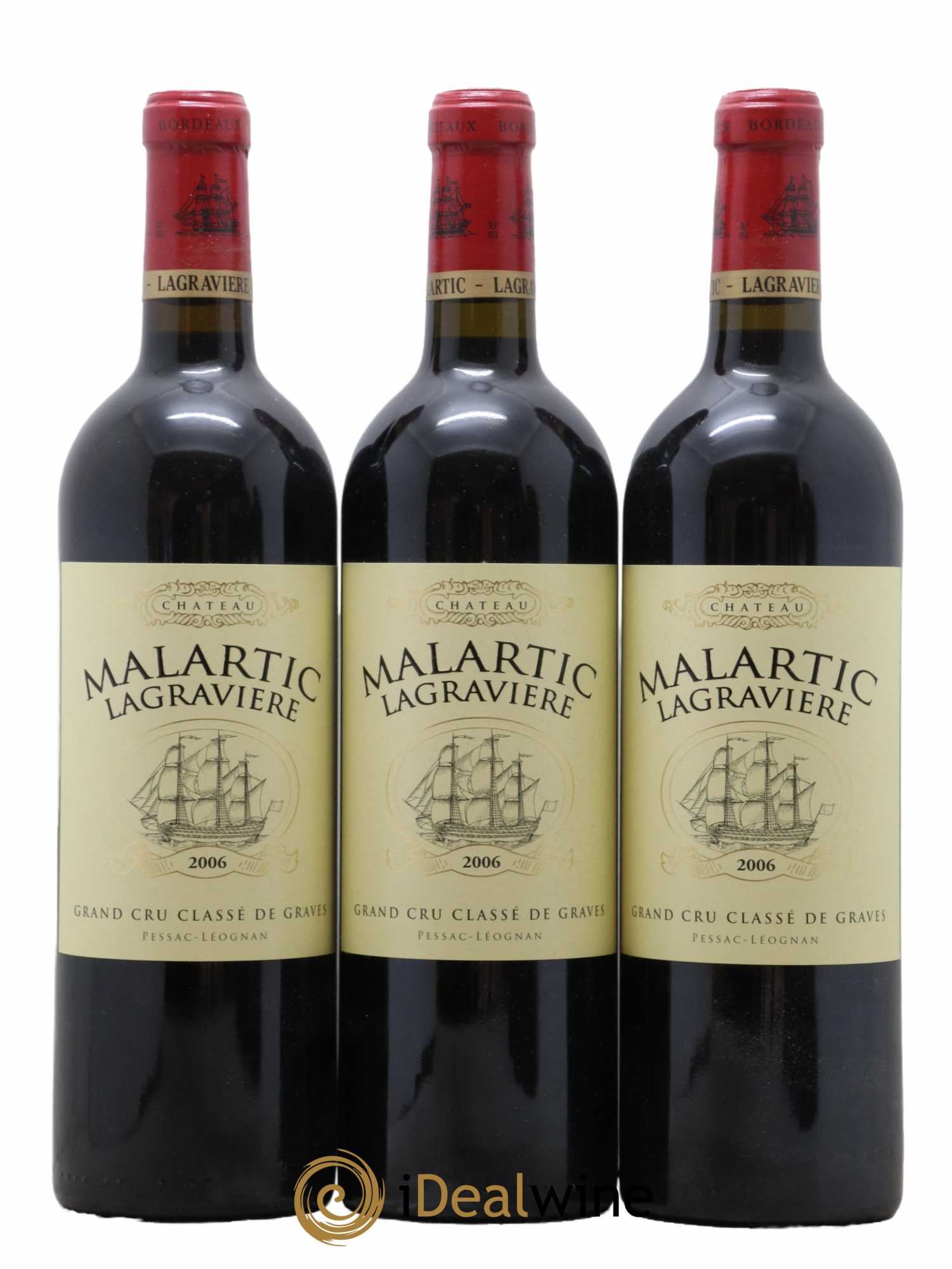 Château Malartic-Lagravière Cru Classé de Graves 2006 - Lot de 12 bouteilles - 1