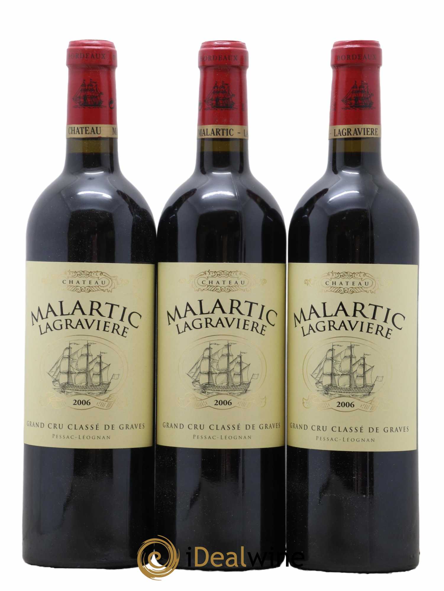 Château Malartic-Lagravière Cru Classé de Graves 2006 - Lot de 12 bouteilles - 2