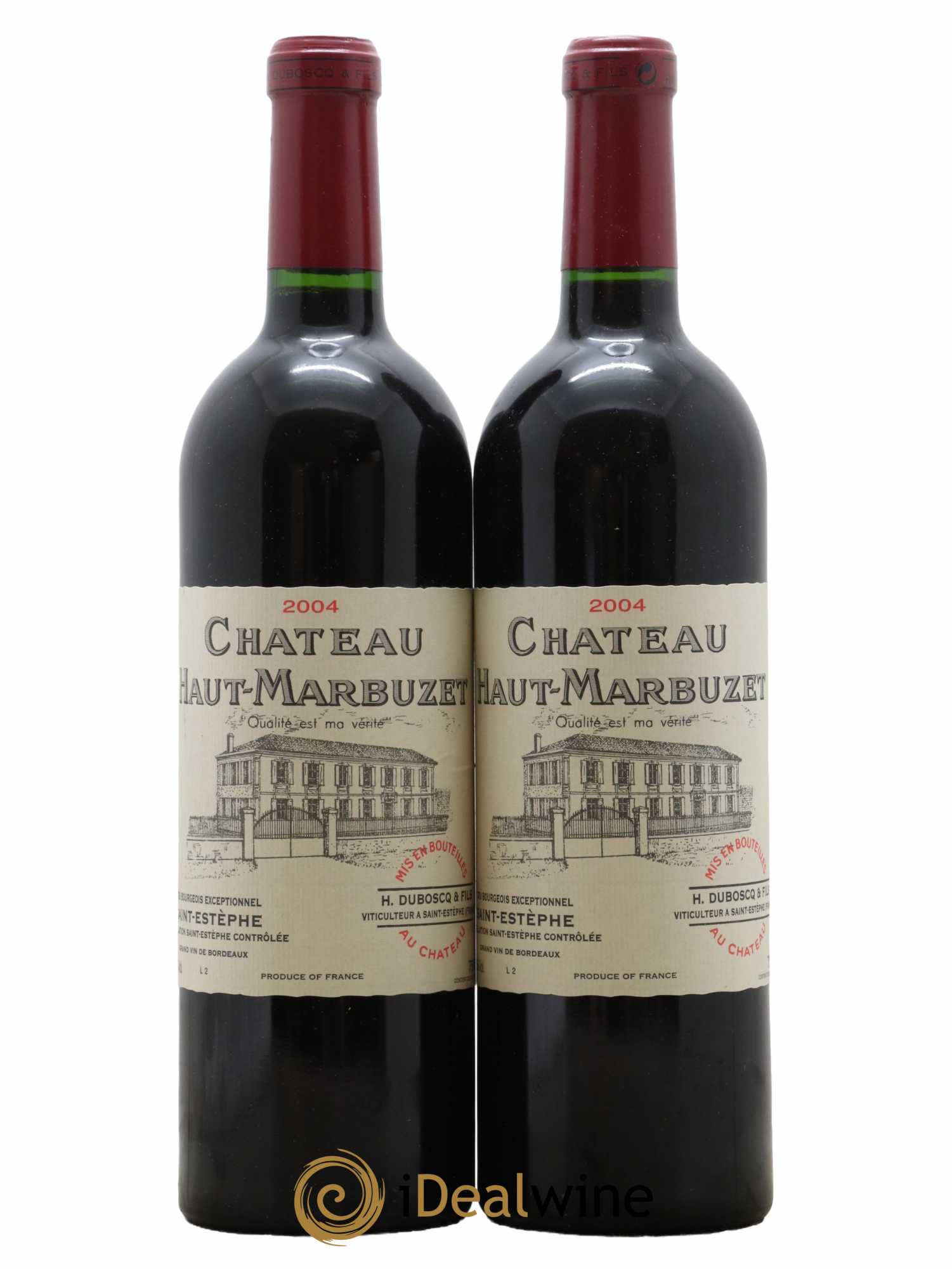 Château Haut Marbuzet 2004 - Lot de 2 bouteilles - 0