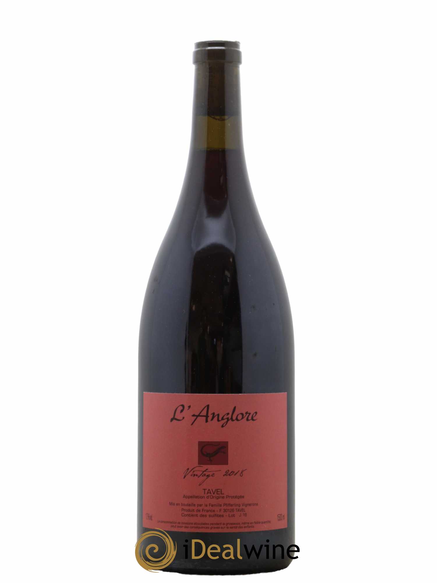Tavel Vintage L'Anglore 2018 - Posten von 1 Magnum - 0
