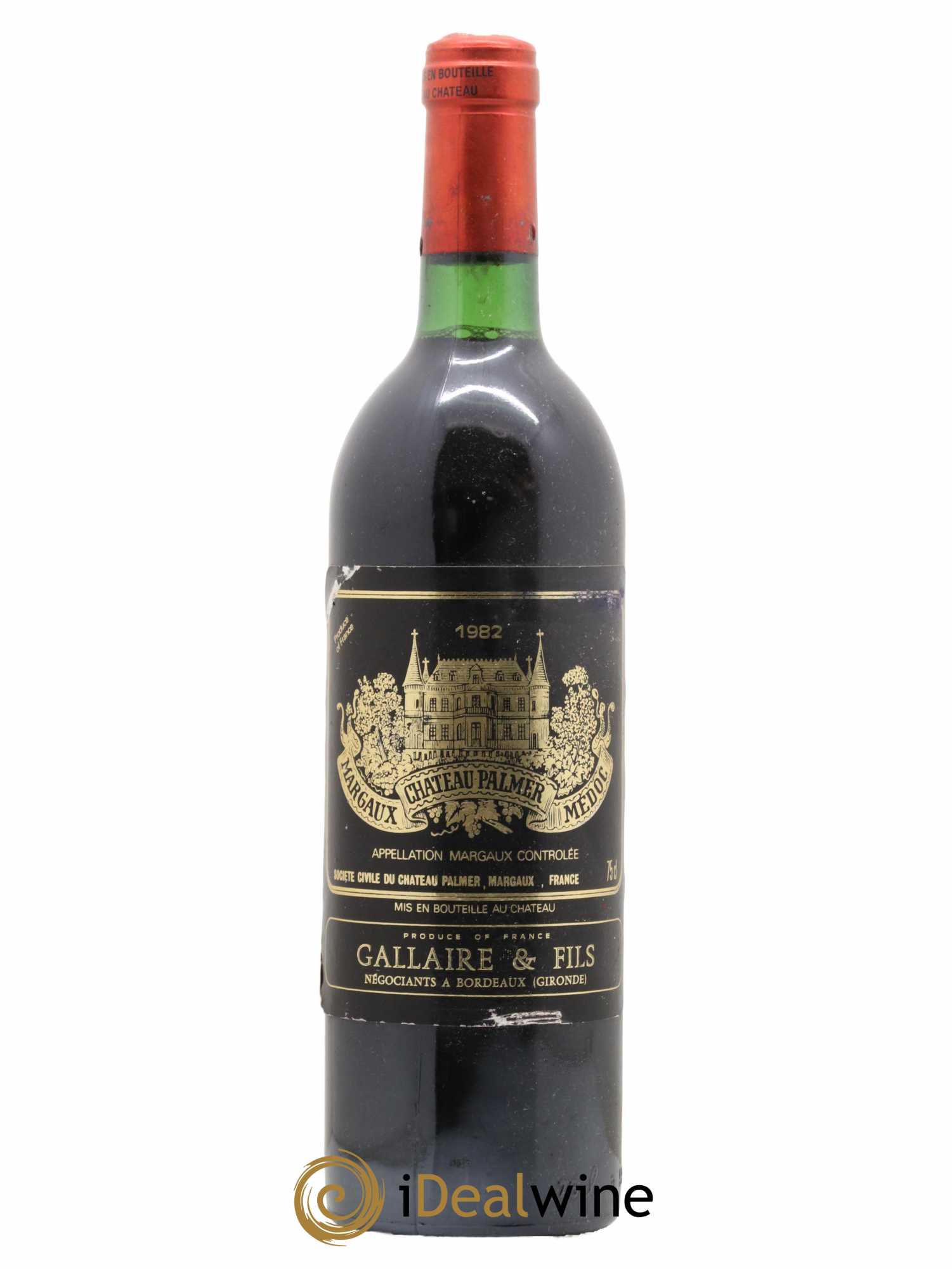 Château Palmer 3ème Grand Cru Classé 1982 - Lot de 1 bouteille - 0