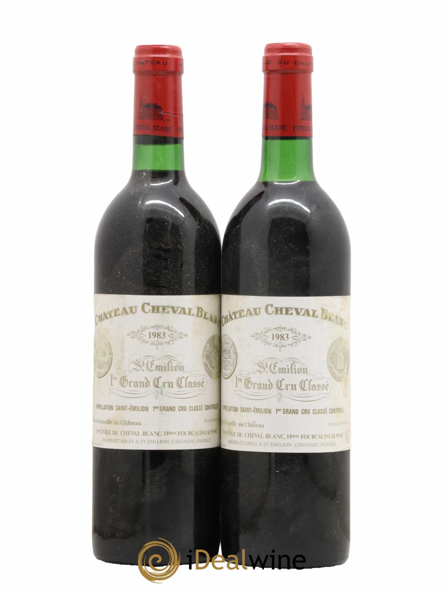 Château Cheval Blanc 1er Grand Cru Classé A 1983 - Lot de 2 bouteilles - 0