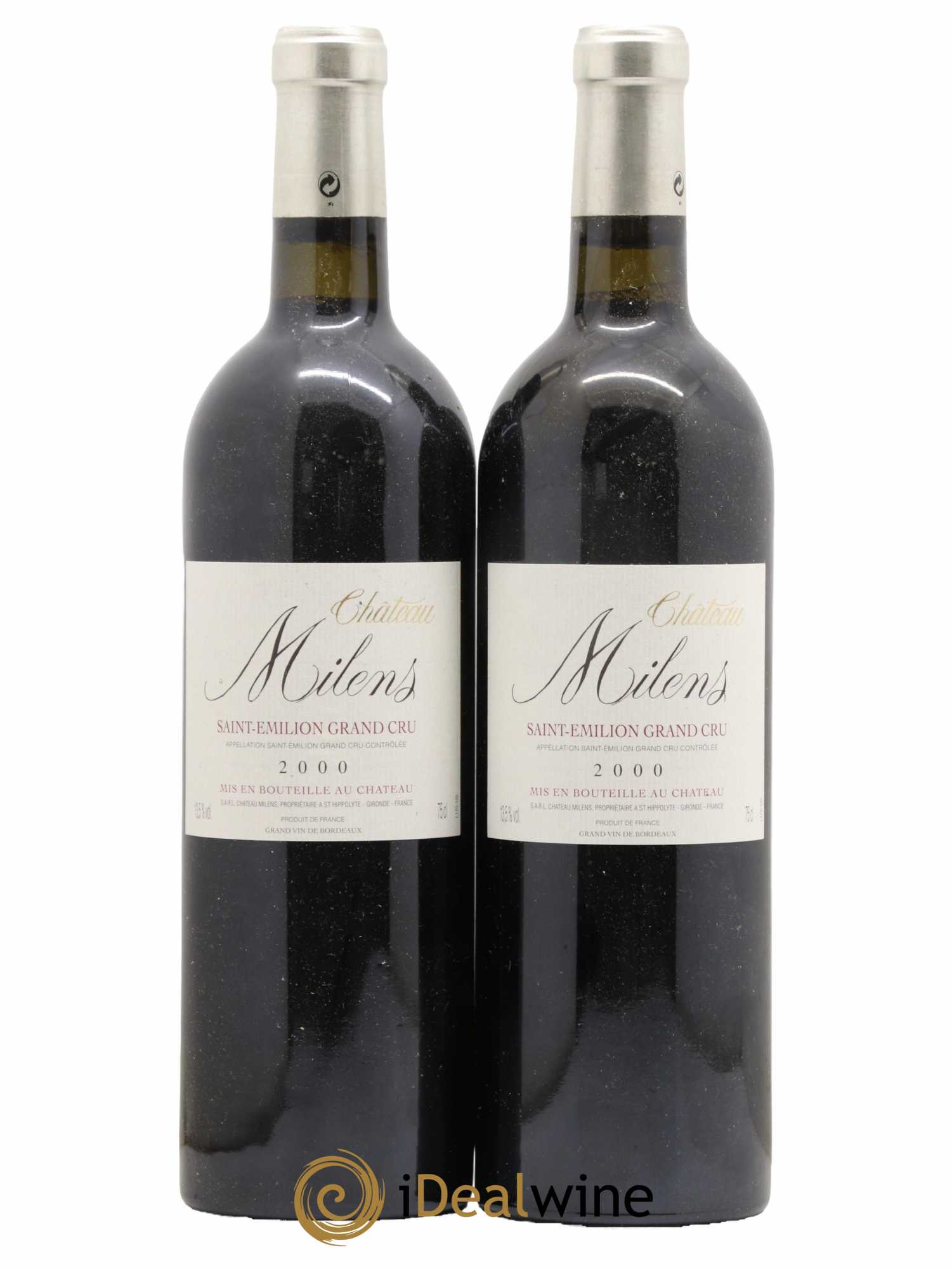 Château Milens 2000 - Lot de 2 bouteilles - 0
