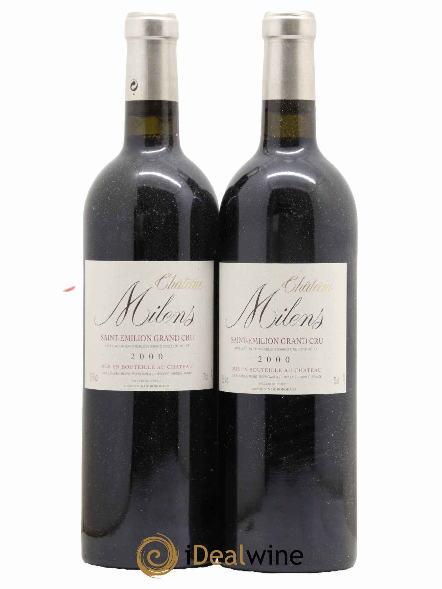 Château Milens 2000 - Lot de 2 bouteilles - 0