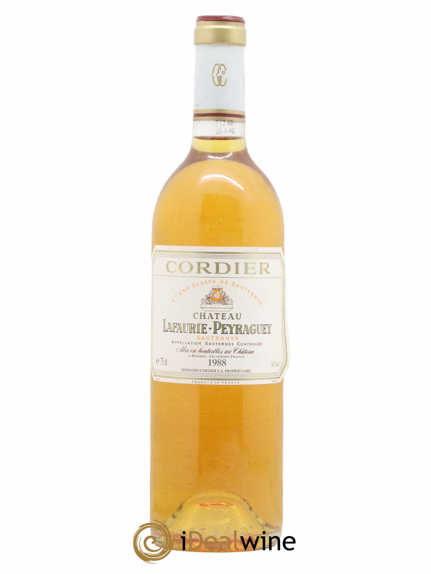 Château Lafaurie-Peyraguey 1er Grand Cru Classé 1988 - Lotto di 1 bottiglia - 0