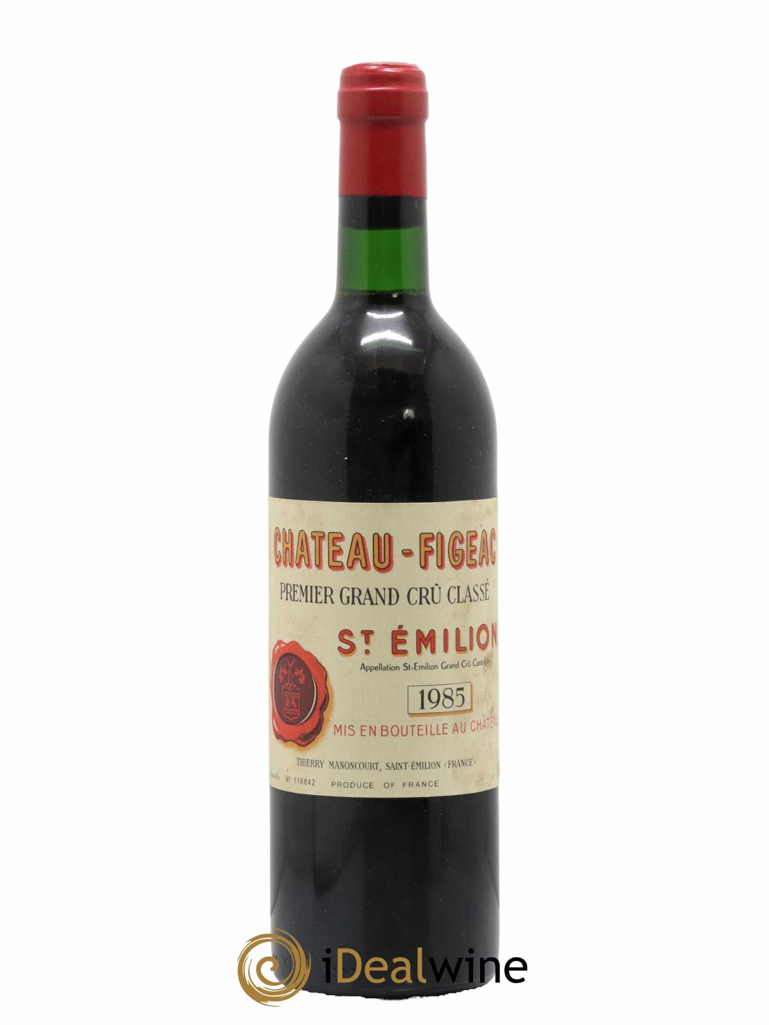 Château Figeac 1er Grand Cru Classé A 1985 - Lot de 1 bouteille - 0