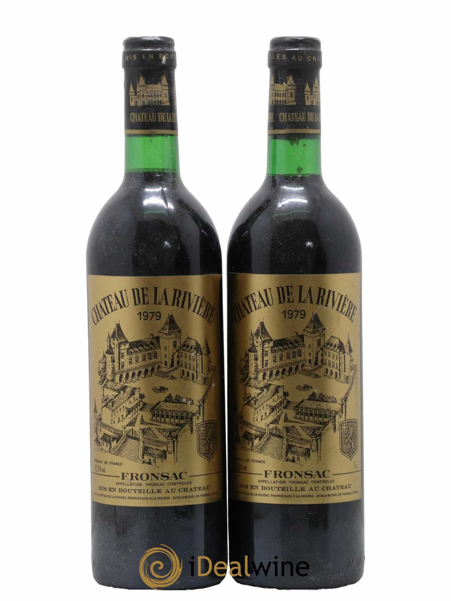 Château de La Rivière 1979 - Lot de 2 bouteilles - 0