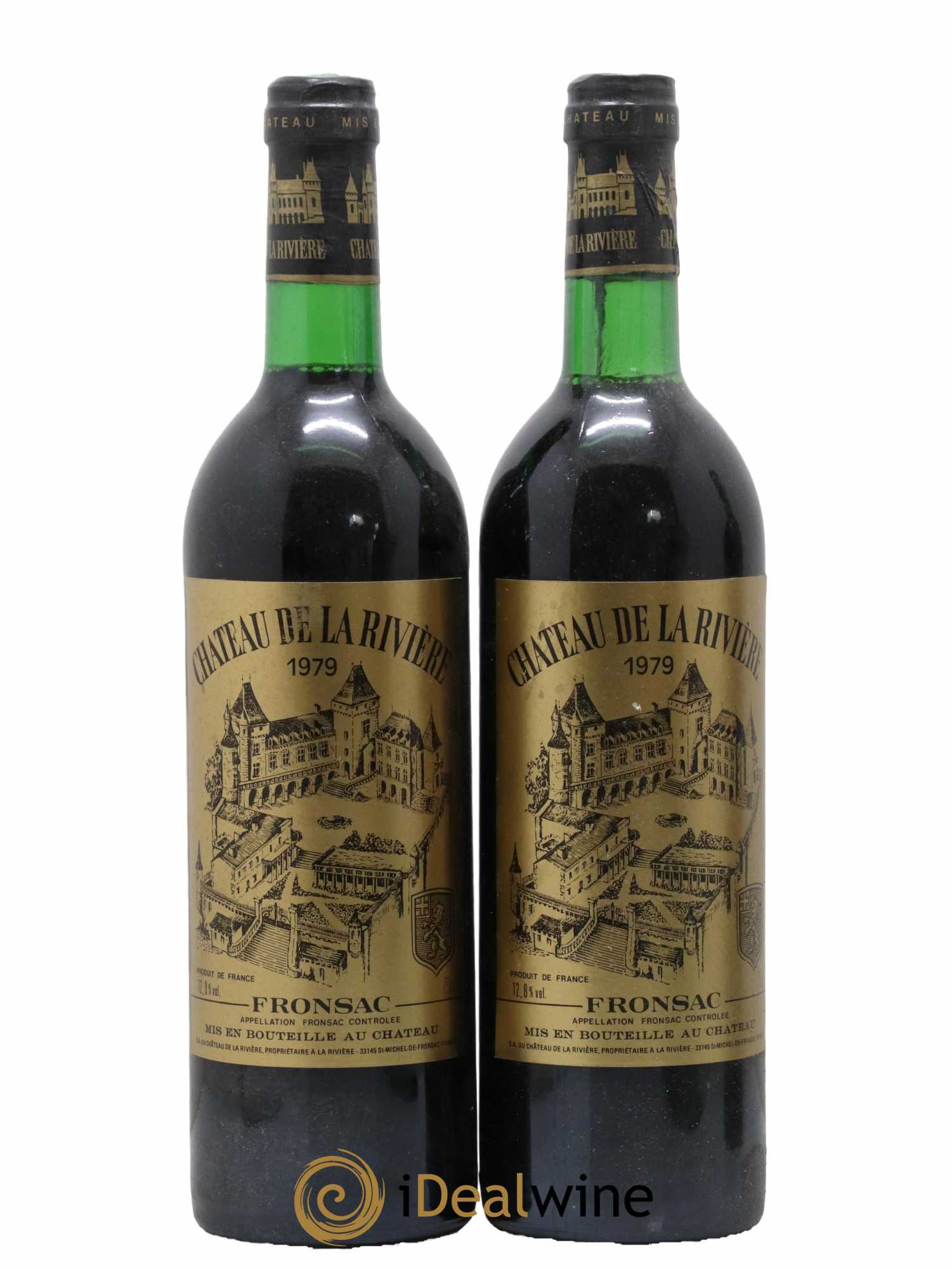 Château de La Rivière 1979 - Lot de 2 bouteilles - 0