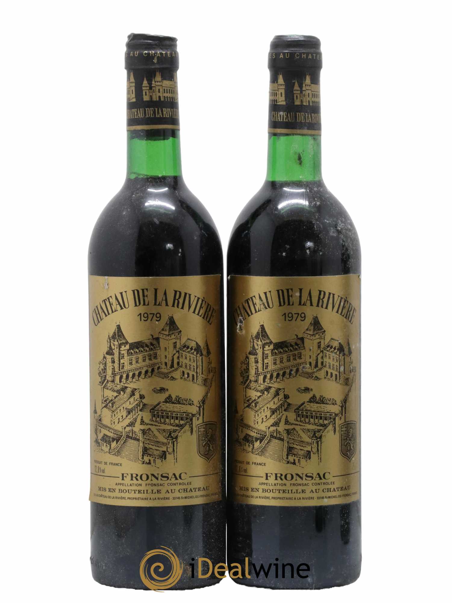 Château de La Rivière 1979 - Lot de 2 bouteilles - 0