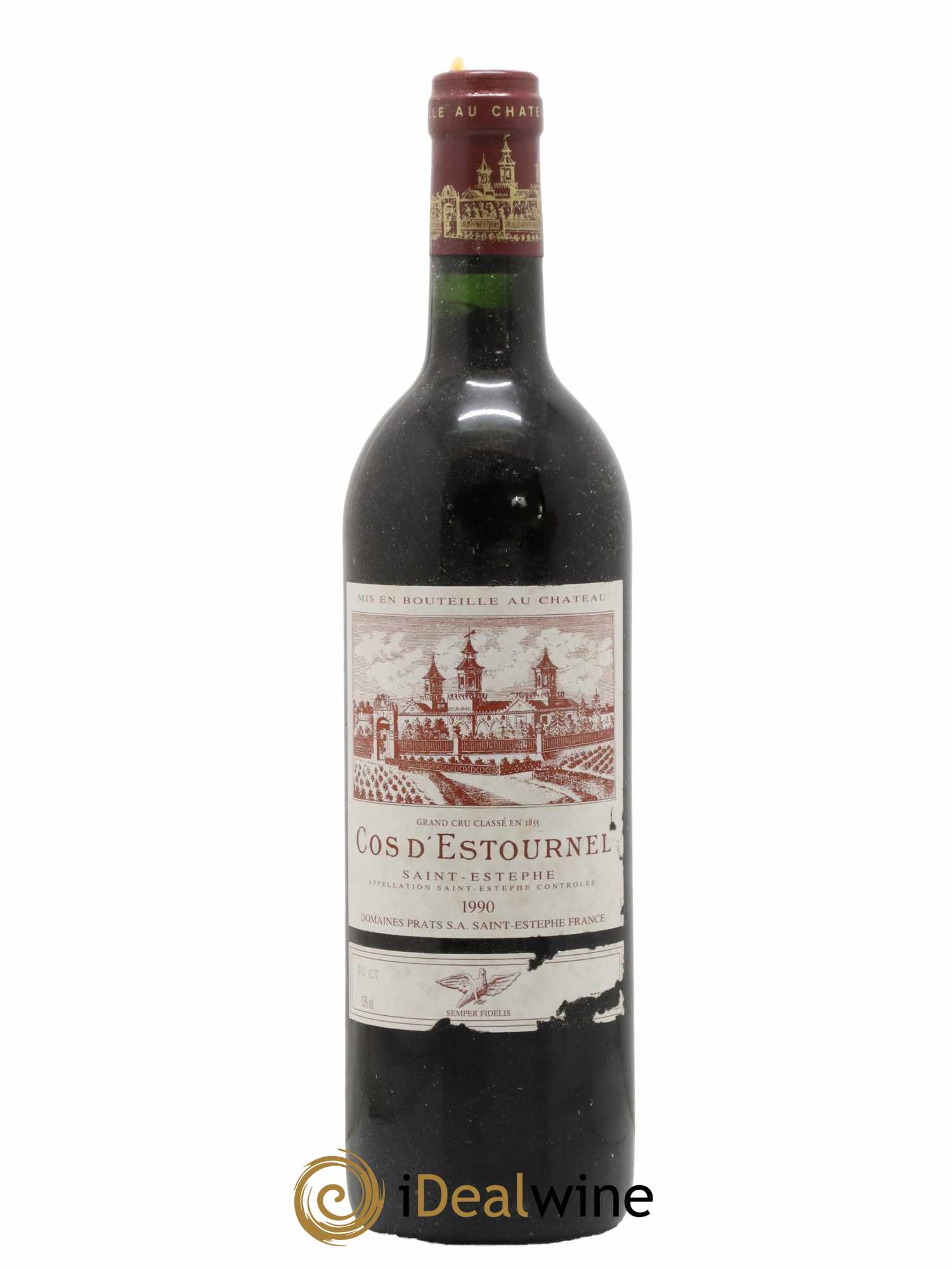 Cos d'Estournel 2ème Grand Cru Classé 1990 - Lot de 1 bouteille - 0