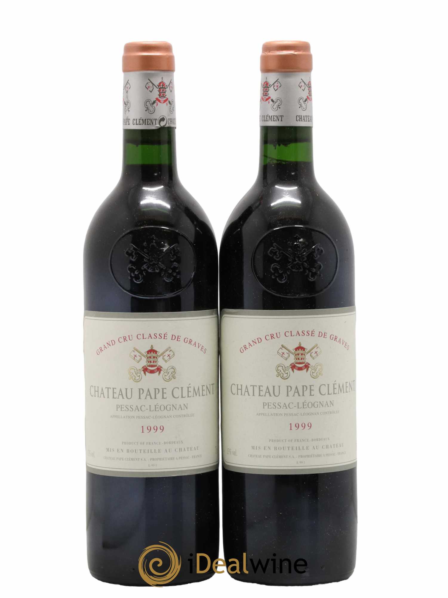 Château Pape Clément Cru Classé de Graves 1999 - Lotto di 2 bottiglie - 0