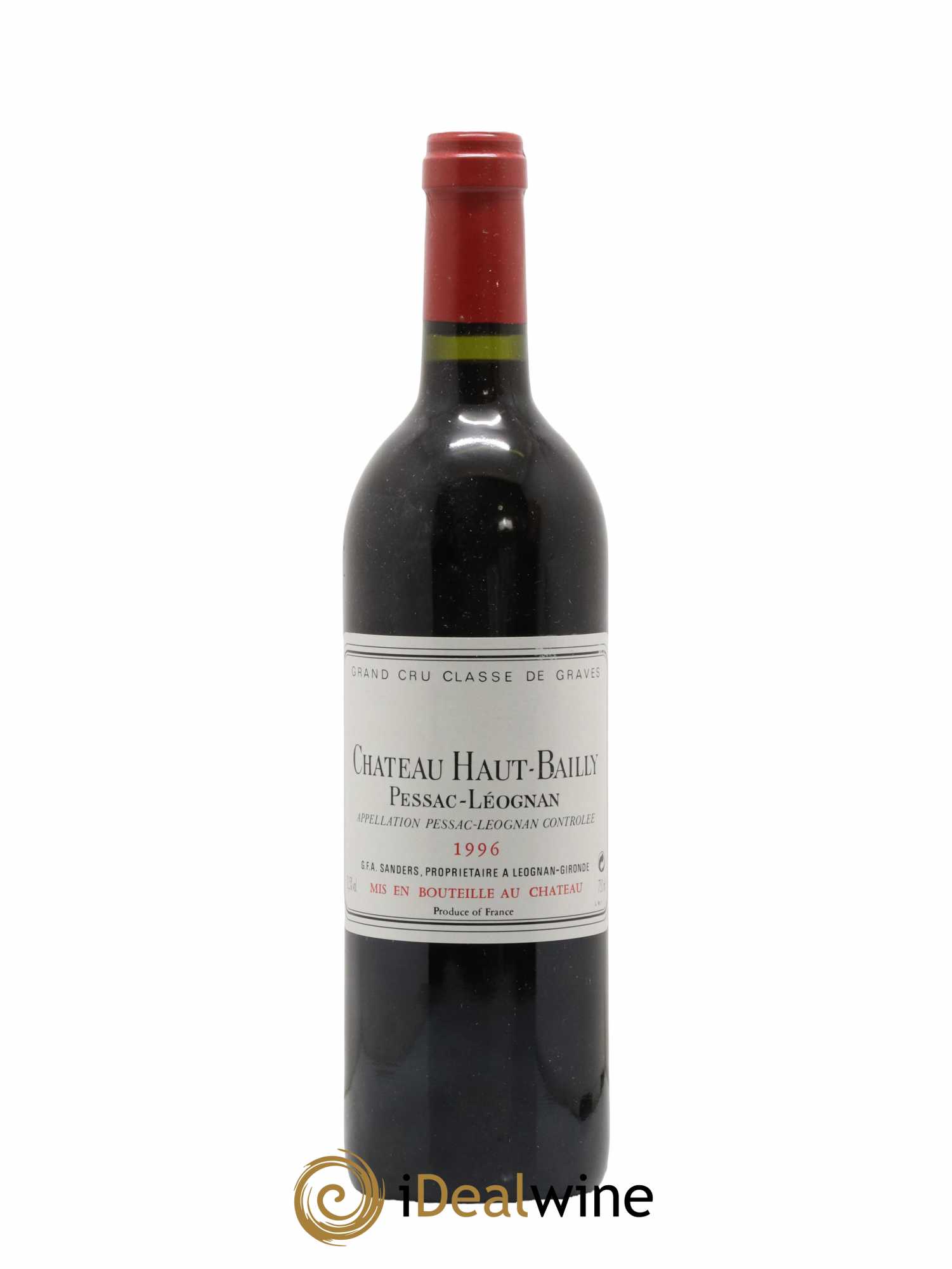 Château Haut-Bailly Cru Classé de Graves 1996 - Lot de 1 bouteille - 0