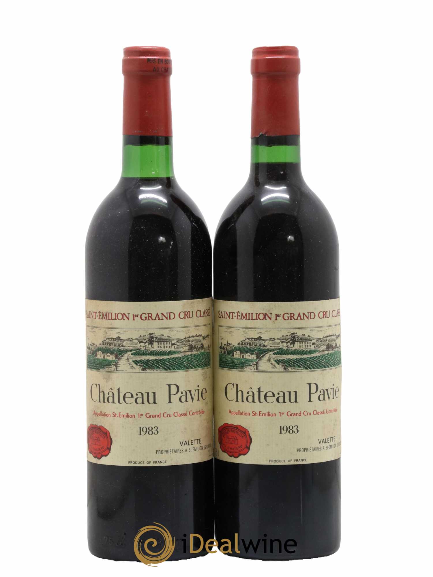 Château Pavie 1er Grand Cru Classé A 1983 - Lot de 2 bouteilles - 0