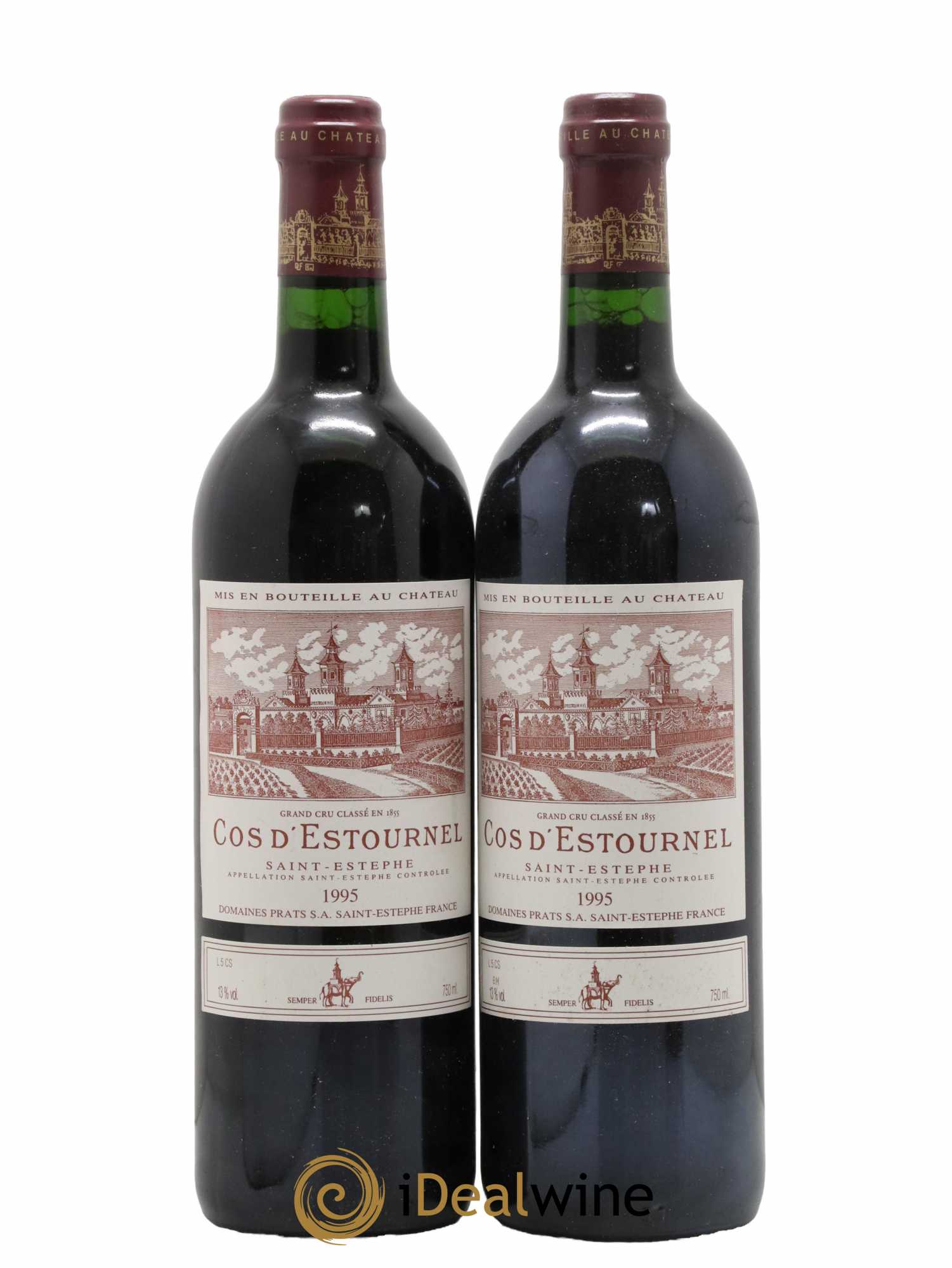 Cos d'Estournel 2ème Grand Cru Classé 1995 - Lot de 2 bouteilles - 0