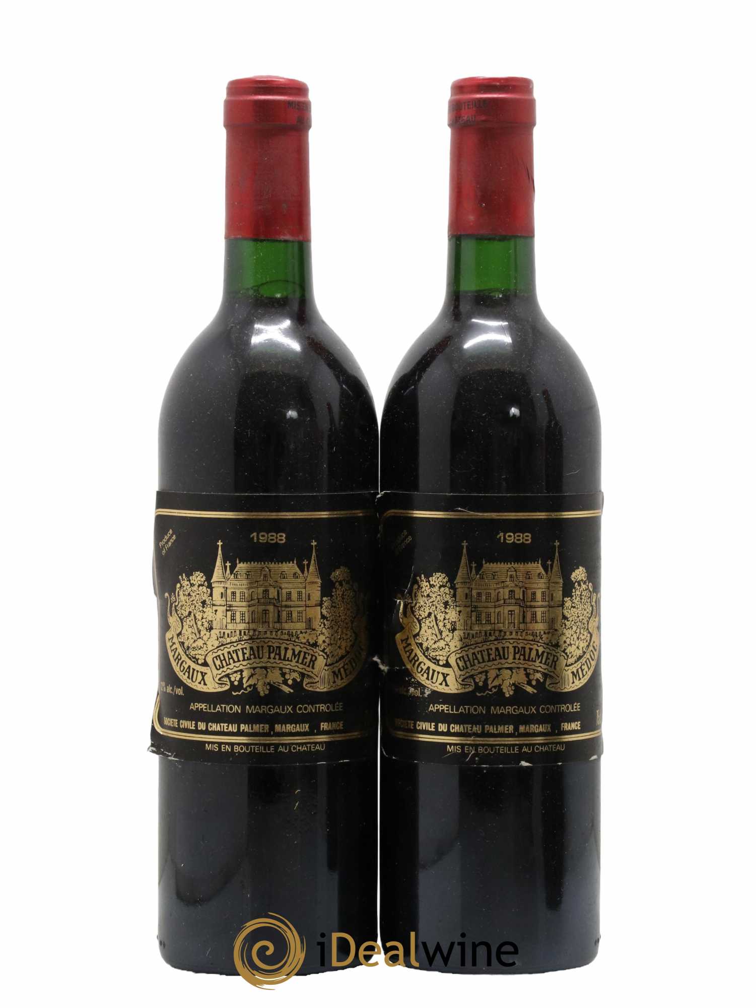 Château Palmer 3ème Grand Cru Classé 1988 - Lot de 2 bouteilles - 0
