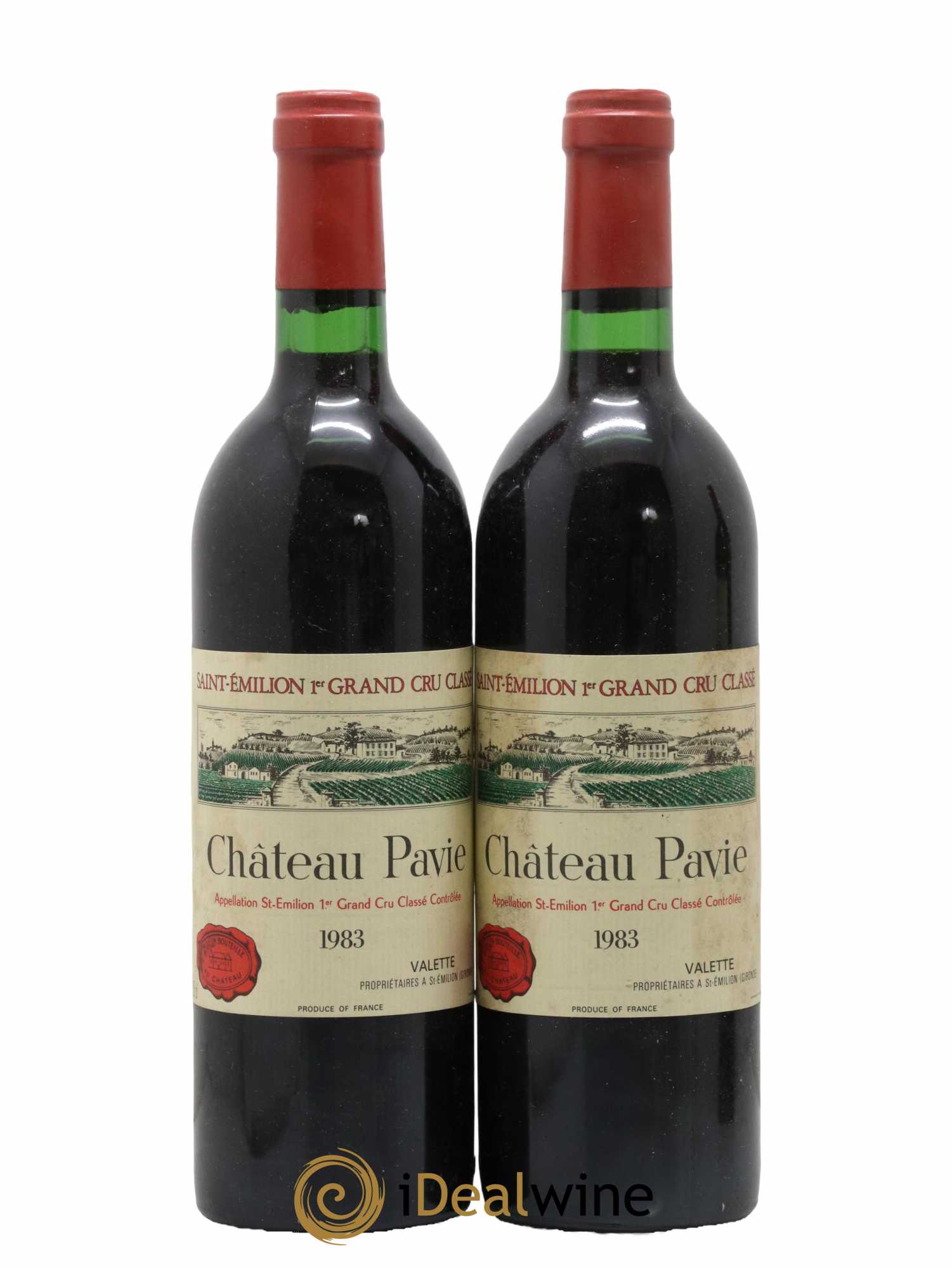 Château Pavie 1er Grand Cru Classé A 1983 - Lot de 2 bouteilles - 0