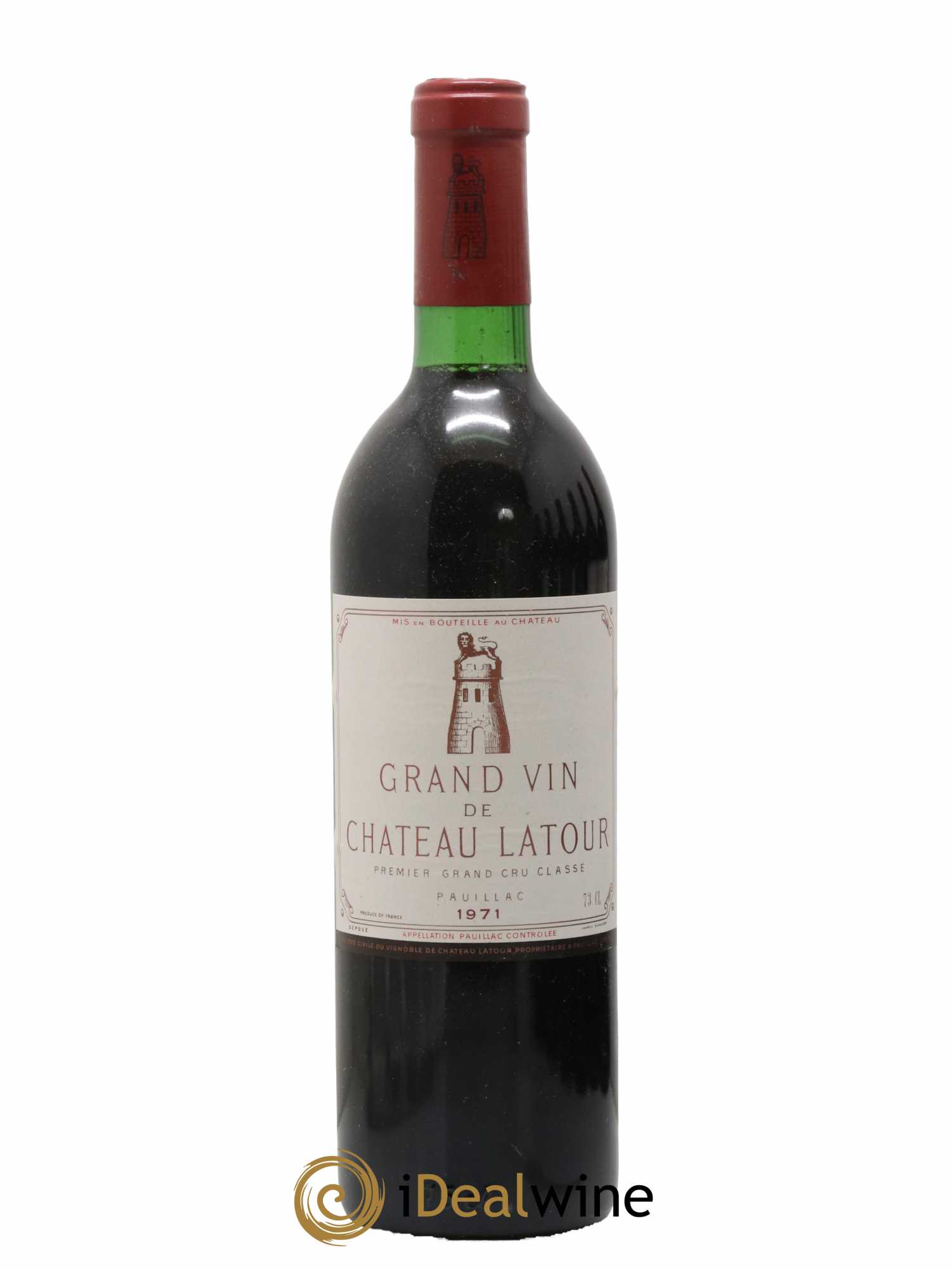 Château Latour 1er Grand Cru Classé 1971 - Lot de 1 bouteille - 0
