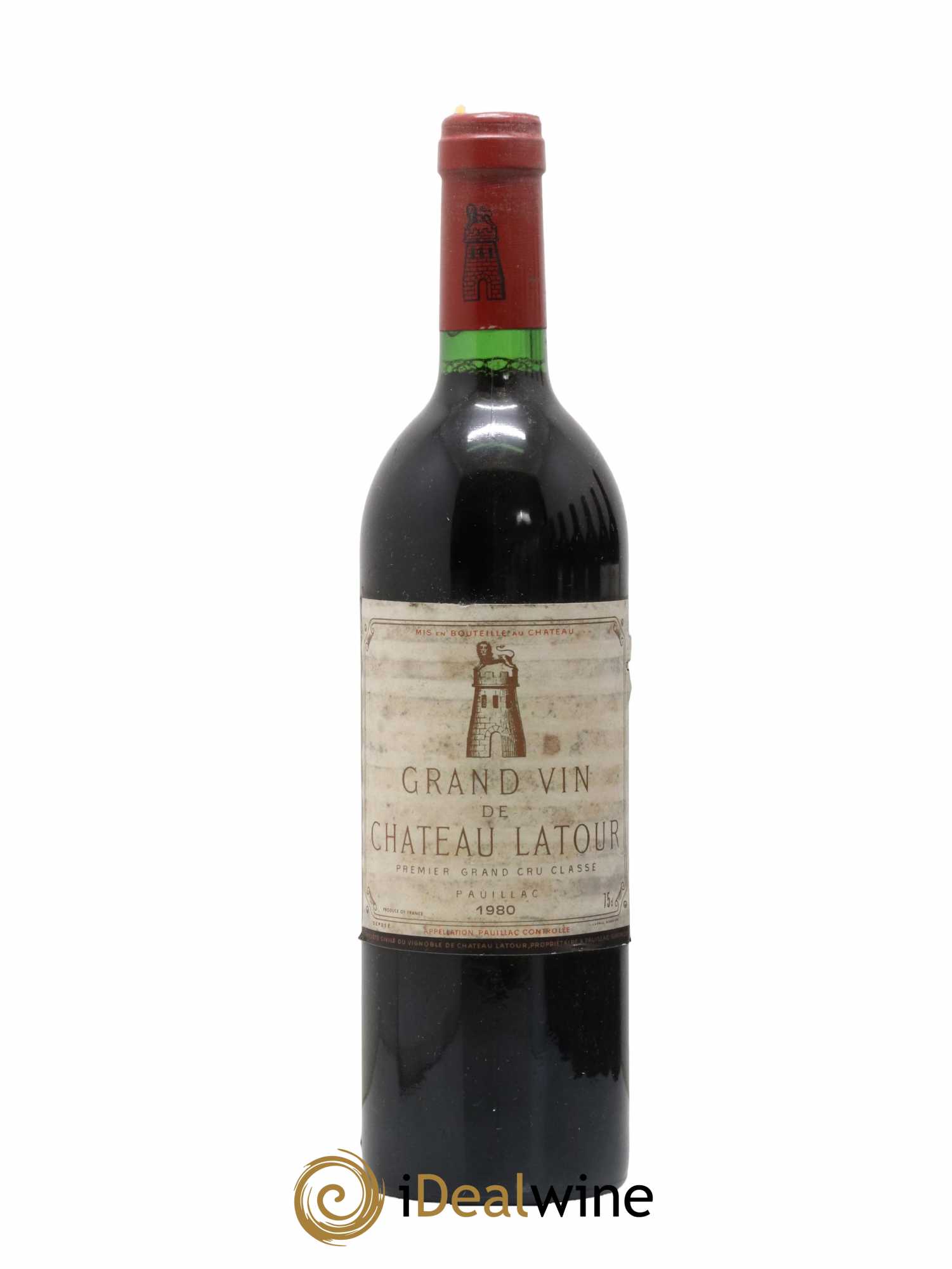 Château Latour 1er Grand Cru Classé 1980 - Lot de 1 bouteille - 0