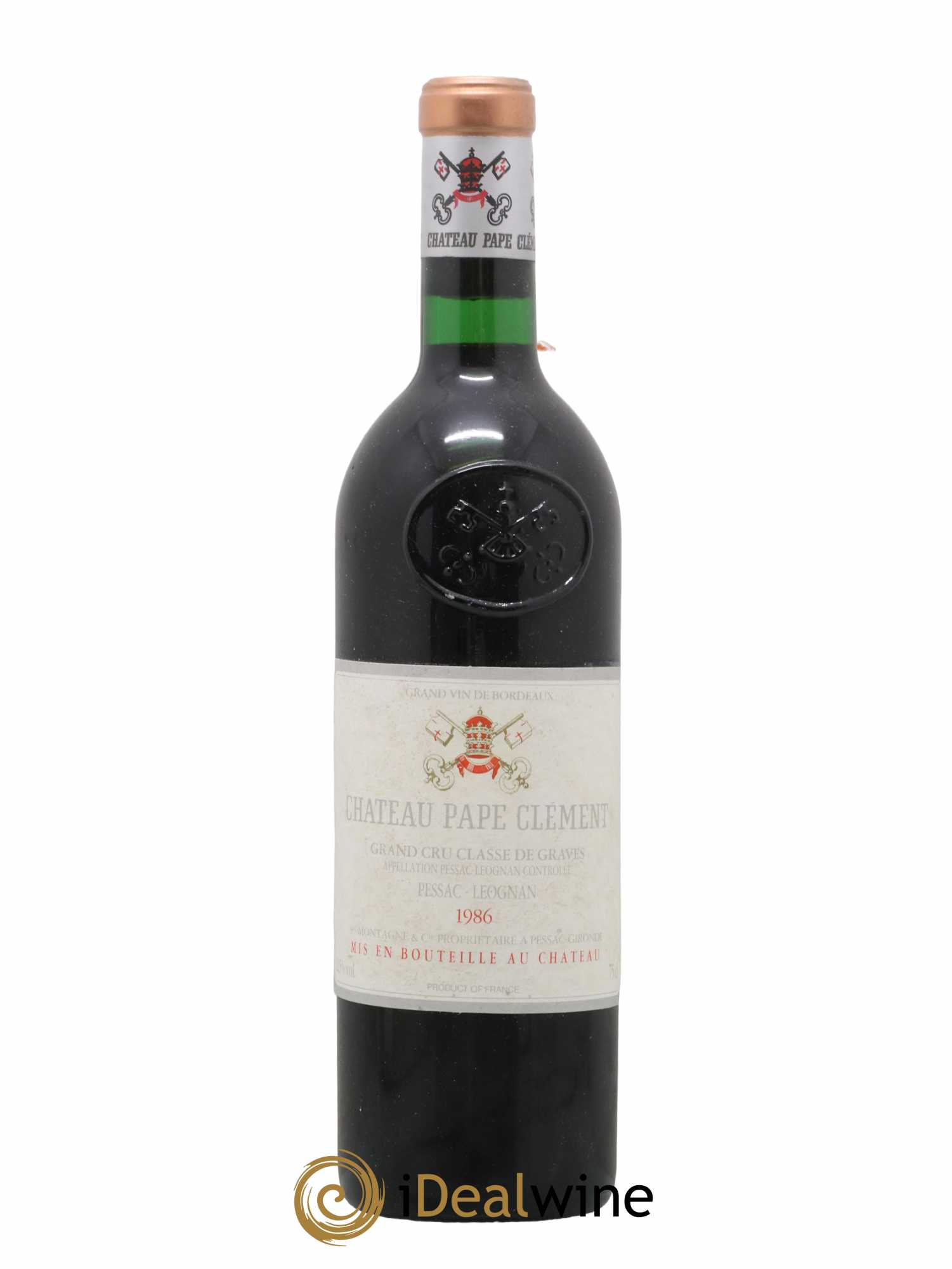 Château Pape Clément Cru Classé de Graves 1986 - Lot de 1 bouteille - 0