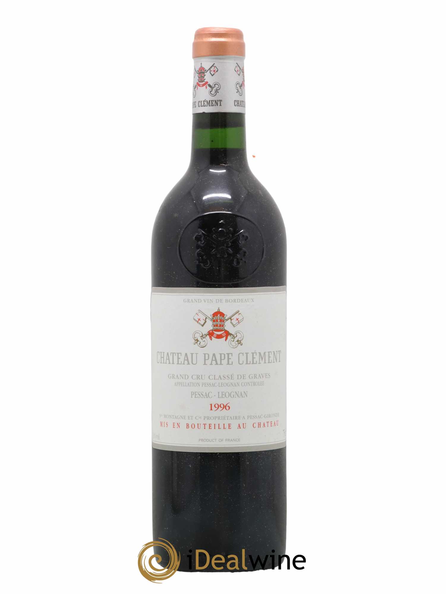 Château Pape Clément Cru Classé de Graves 1996 - Lot de 1 bouteille - 0