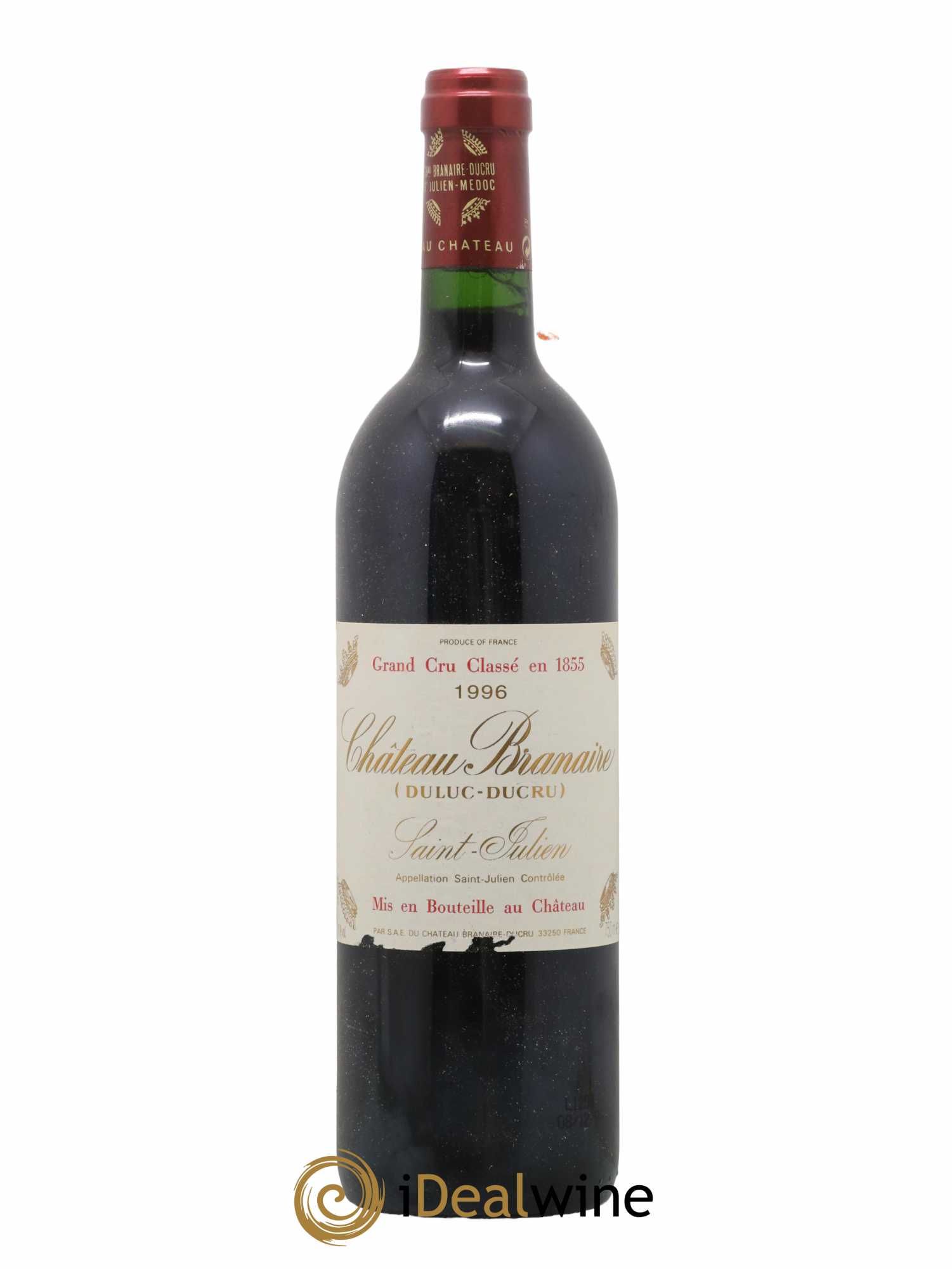 Château Branaire Ducru 4ème Grand Cru Classé 1996 - Lot de 1 bouteille - 0