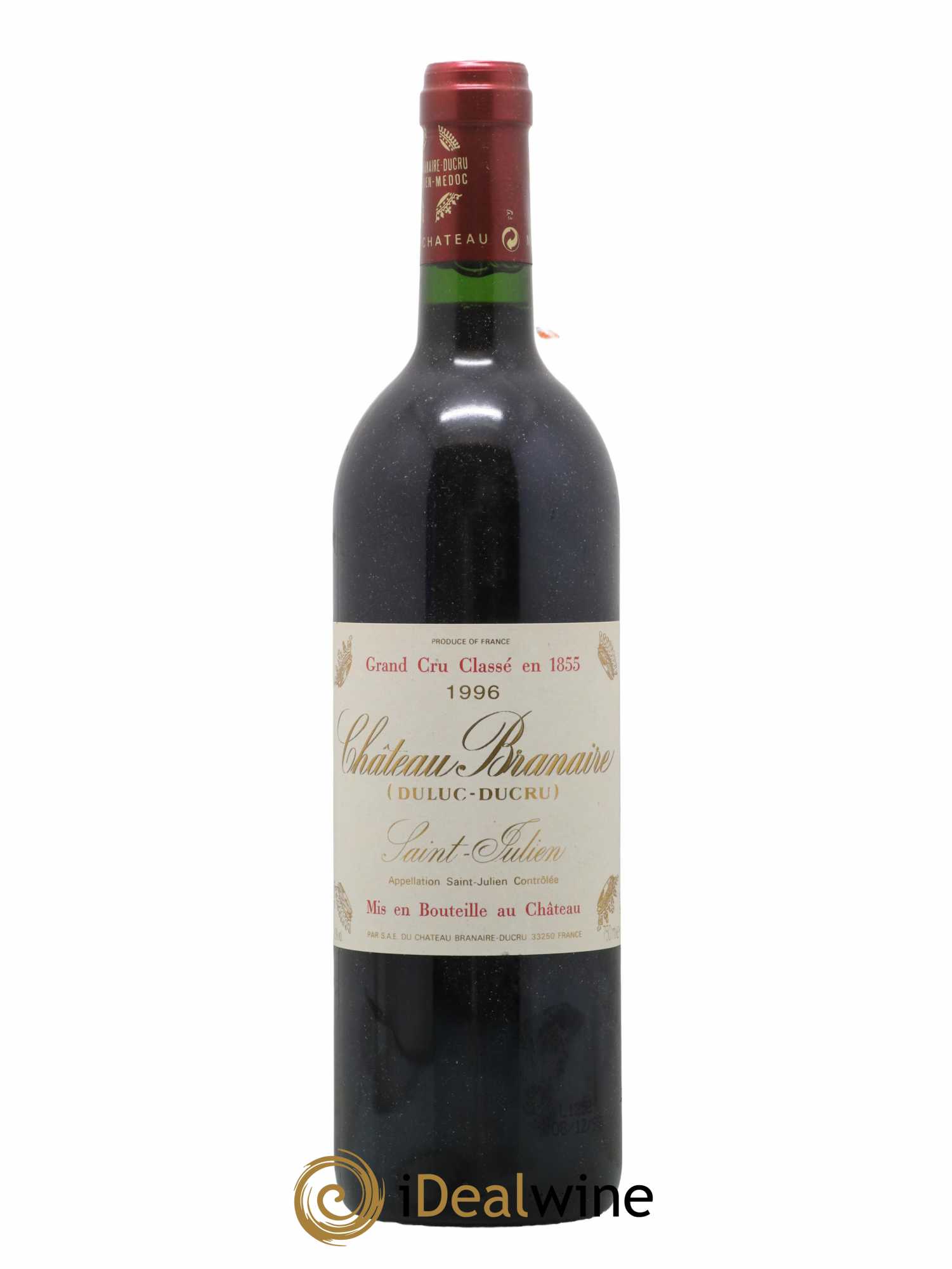 Château Branaire Ducru 4ème Grand Cru Classé 1996 - Lot de 1 bouteille - 0