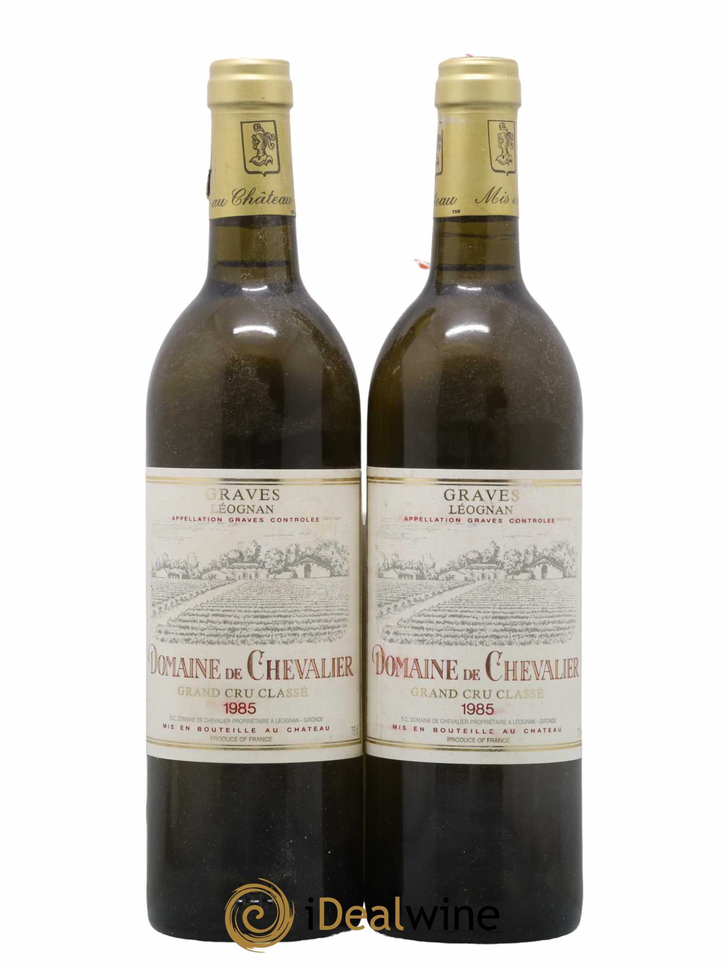 Domaine de Chevalier Cru Classé de Graves 1985 - Lot de 2 bouteilles - 0