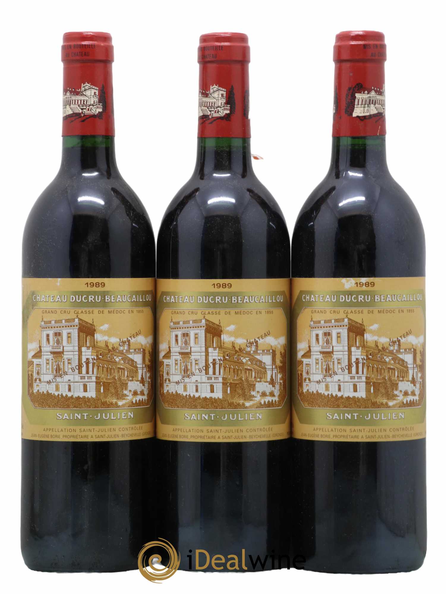 Château Ducru Beaucaillou 2ème Grand Cru Classé 1989 - Lot de 3 bouteilles - 0