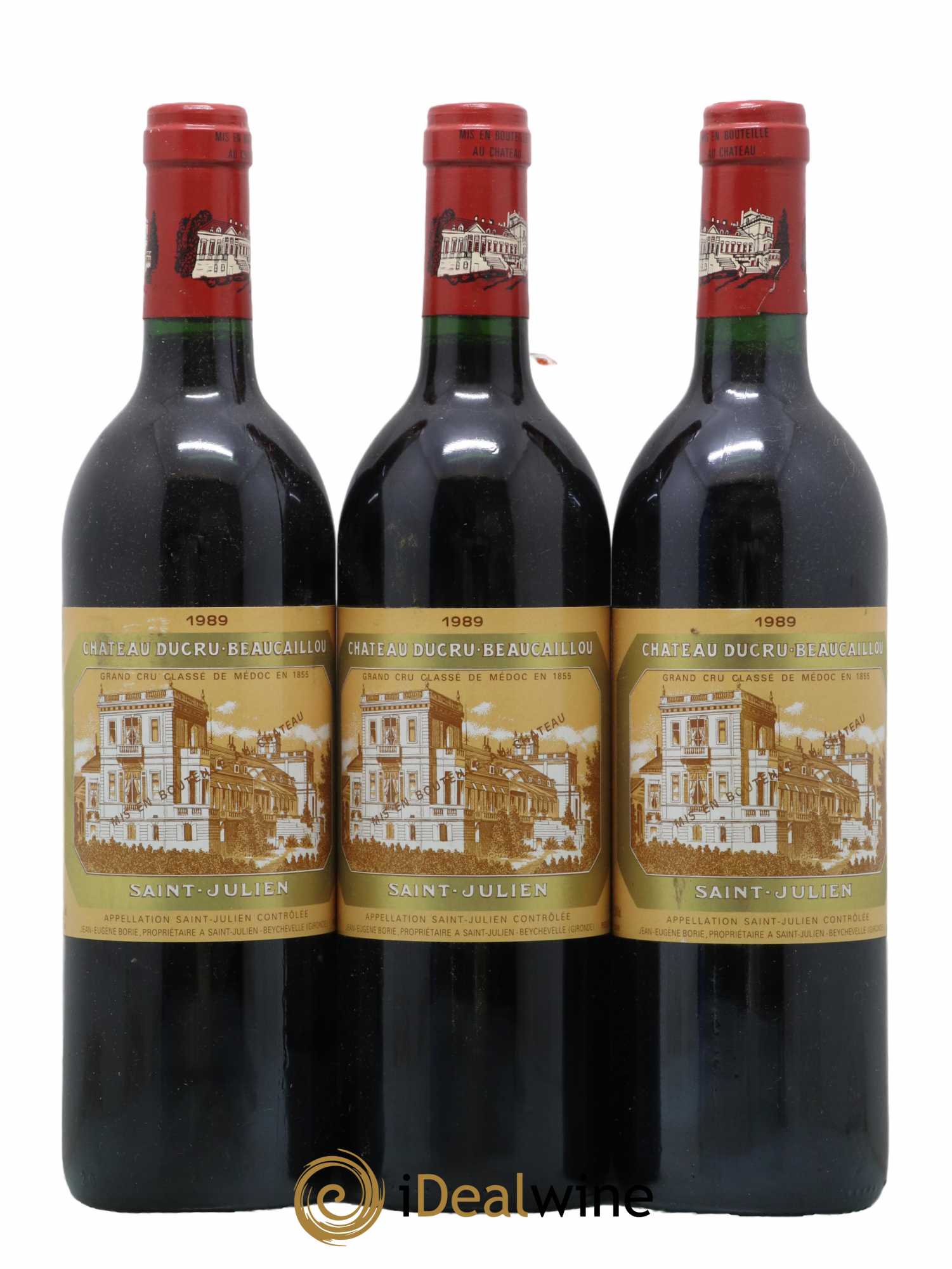 Château Ducru Beaucaillou 2ème Grand Cru Classé 1989 - Lot de 3 bouteilles - 0