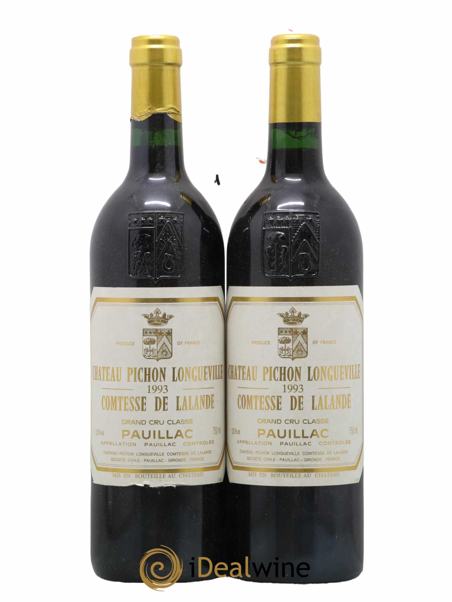 Château Pichon Longueville Comtesse de Lalande 2ème Grand Cru Classé 1993 - Lot of 2 bottles - 0