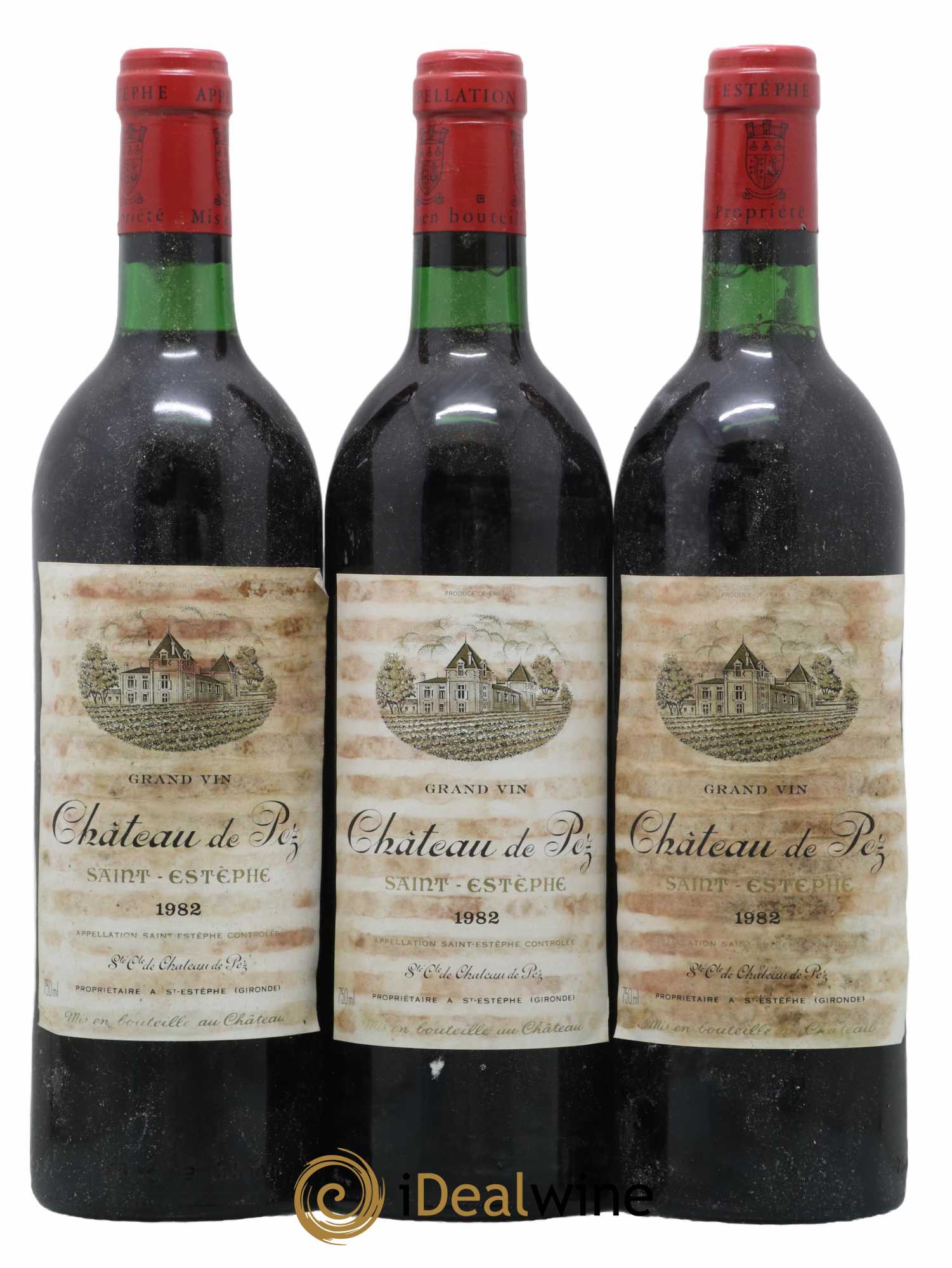 Château de Pez 1982 - Lot de 3 bouteilles - 0