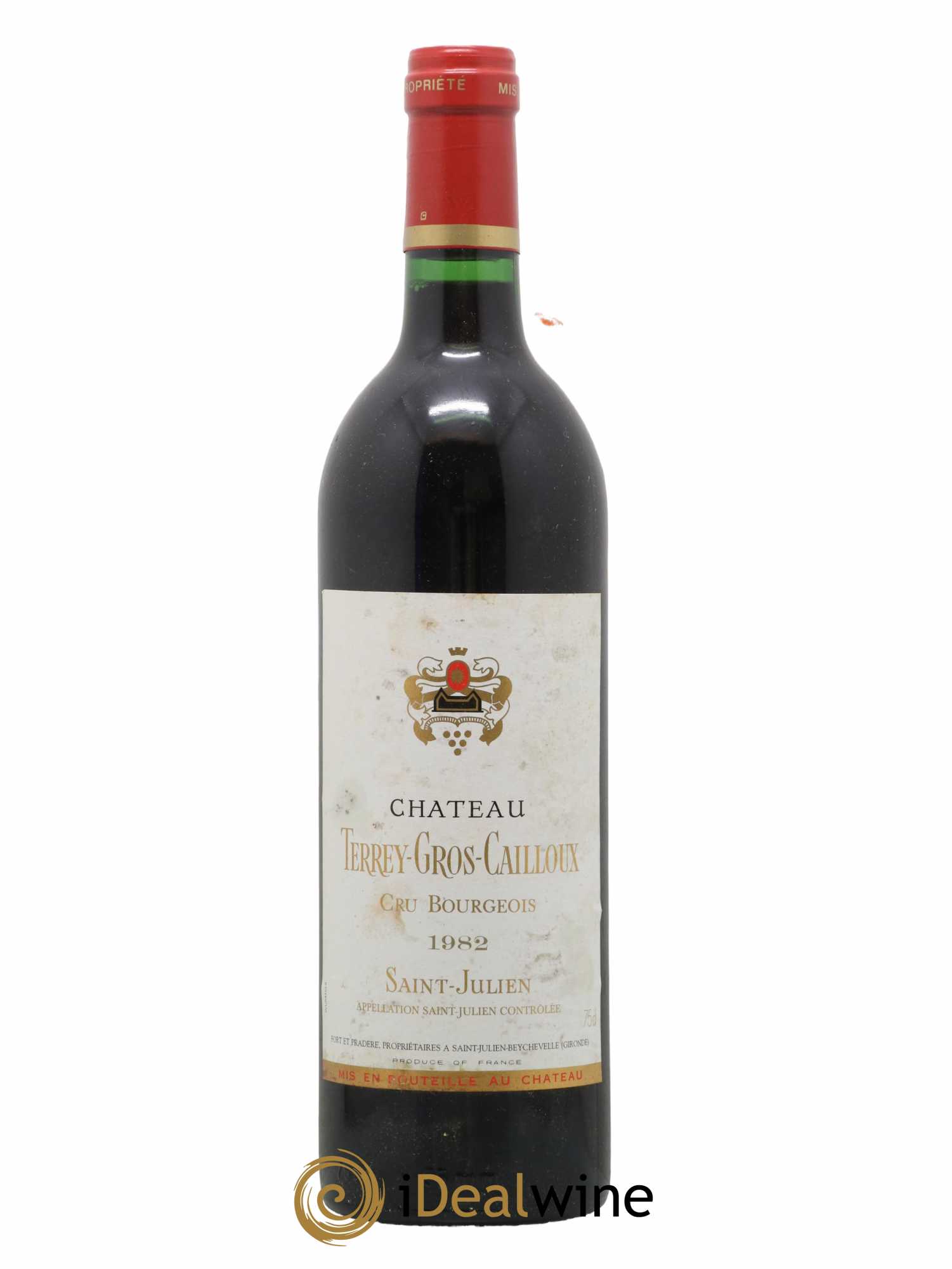 Château Terrey Gros Cailloux Cru Bourgeois 1982 - Lot de 1 bouteille - 0