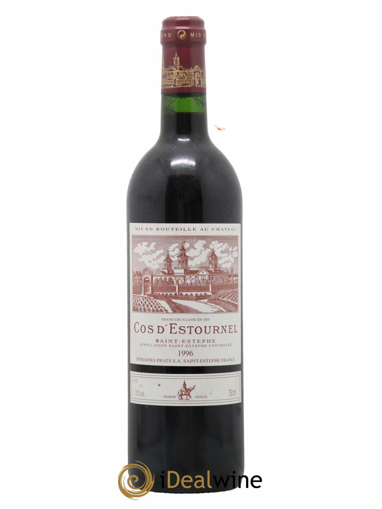 Cos d'Estournel 2ème Grand Cru Classé 1996 - Lot de 1 bouteille - 0