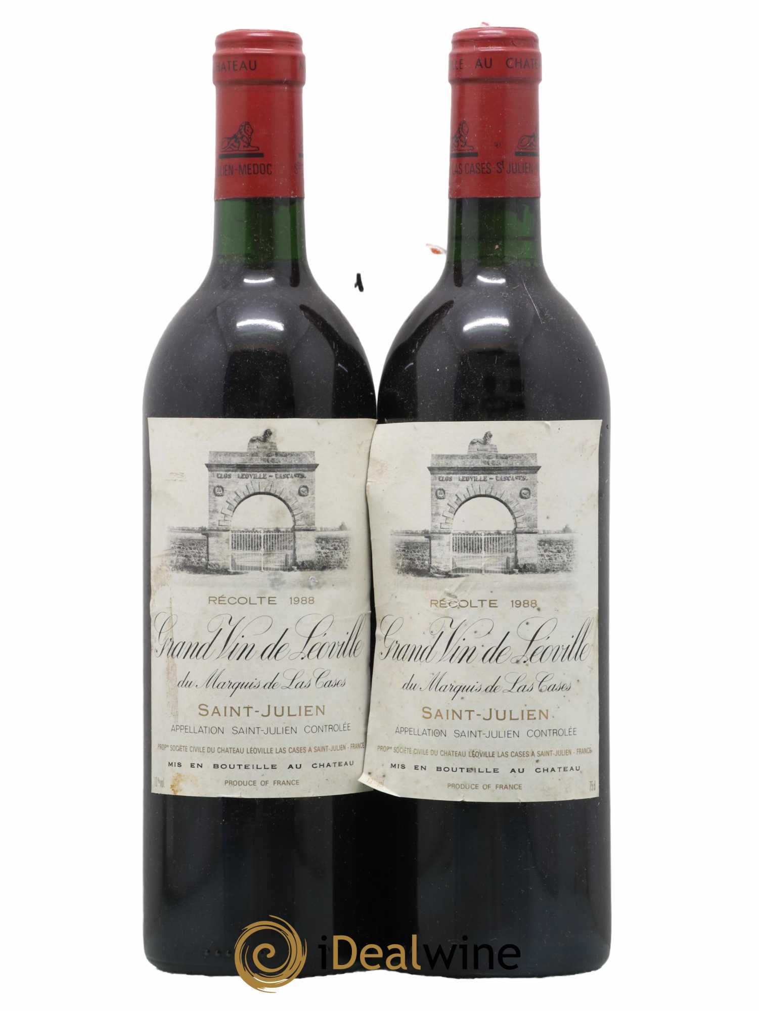 Château Léoville Las Cases 2ème Grand Cru Classé 1988 - Lot de 2 bouteilles - 0