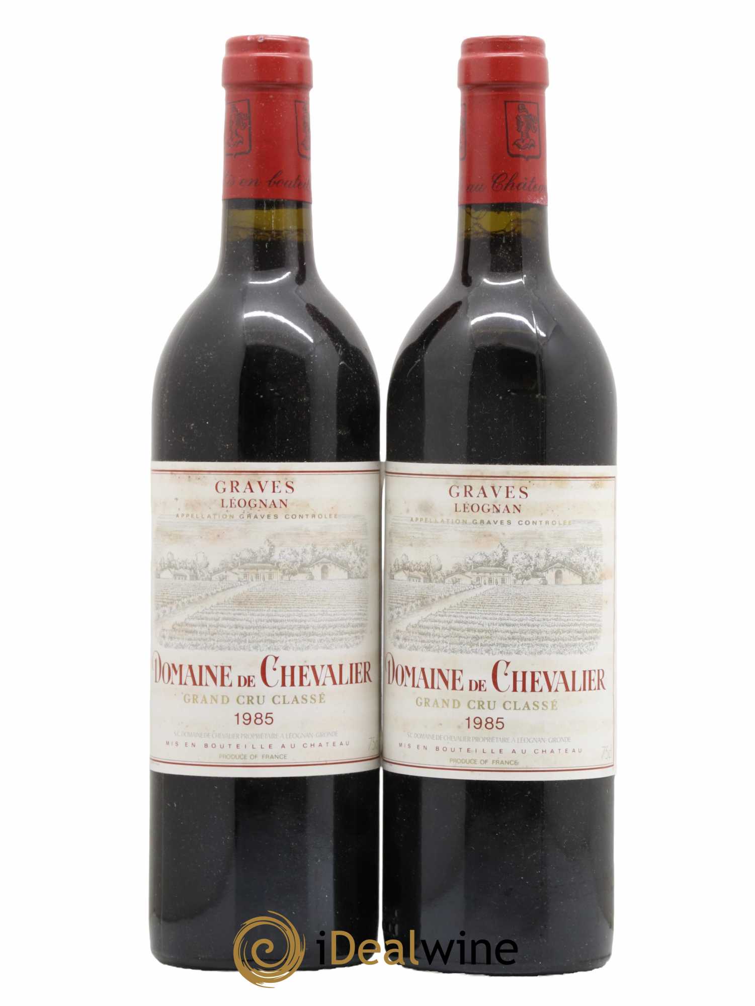 Domaine de Chevalier Cru Classé de Graves 1985 - Lot de 2 bouteilles - 0