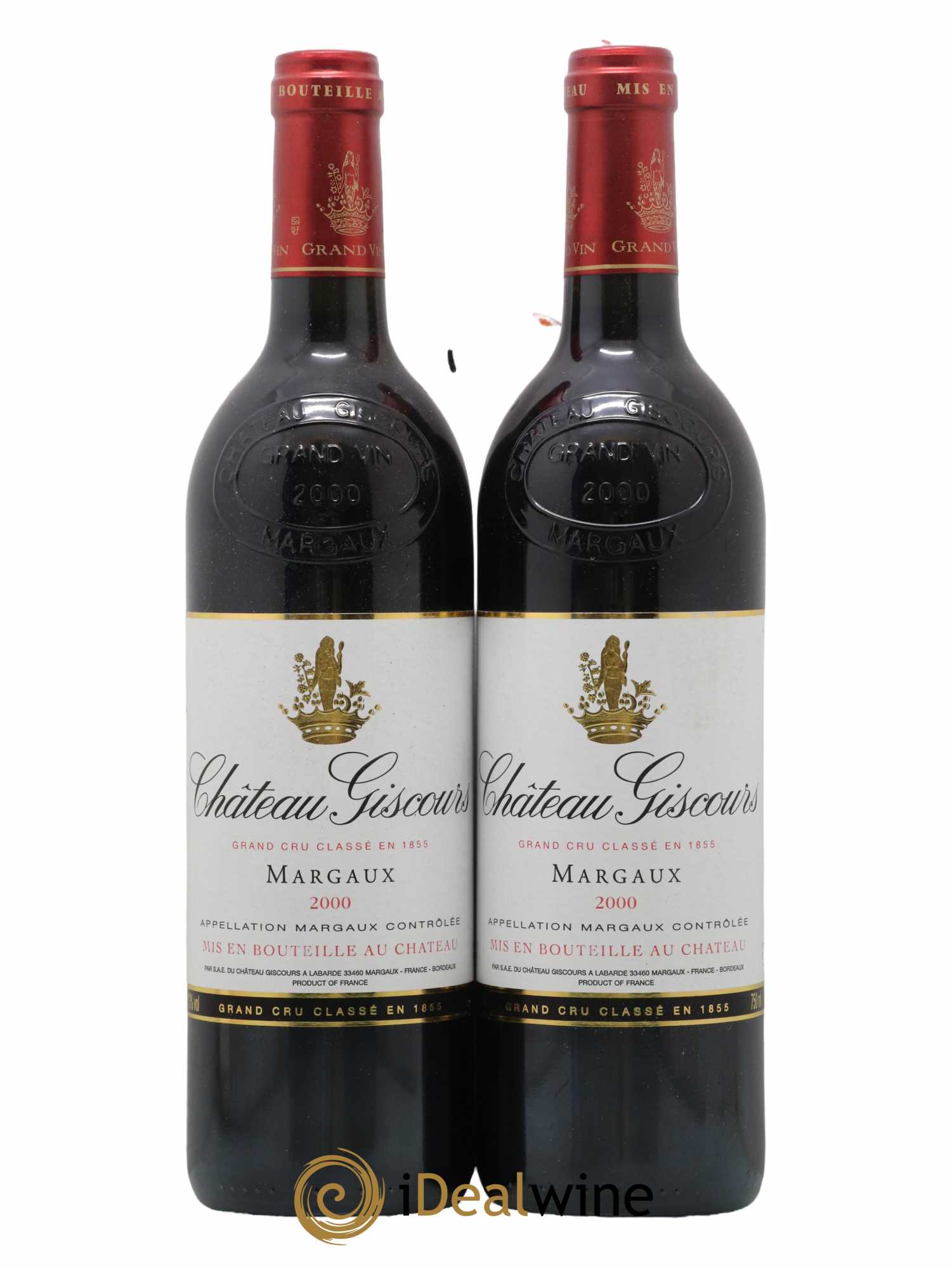 Château Giscours 3ème Grand Cru Classé 2000 - Lot de 2 bouteilles - 0
