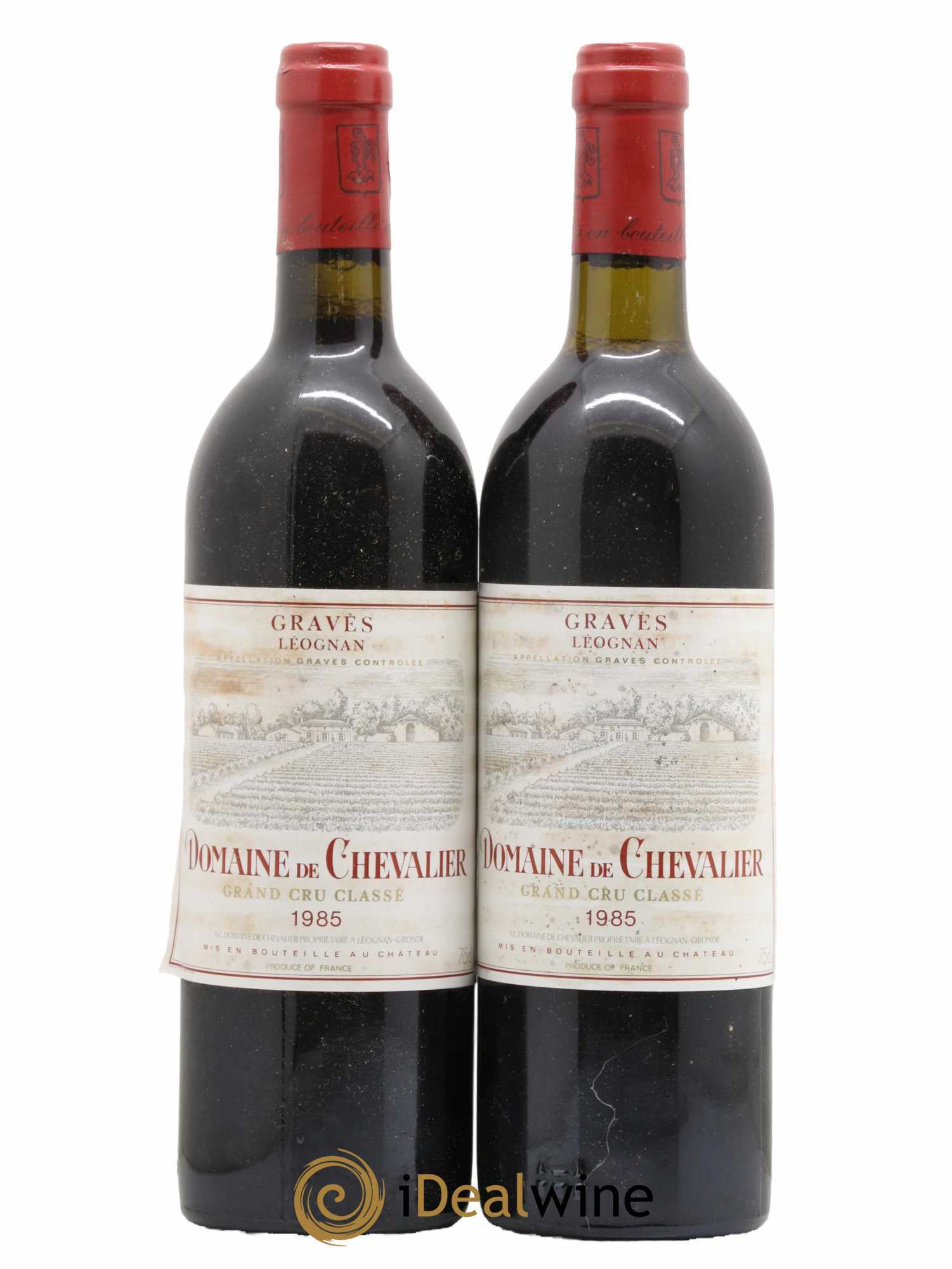 Domaine de Chevalier Cru Classé de Graves 1985 - Lot de 2 bouteilles - 0
