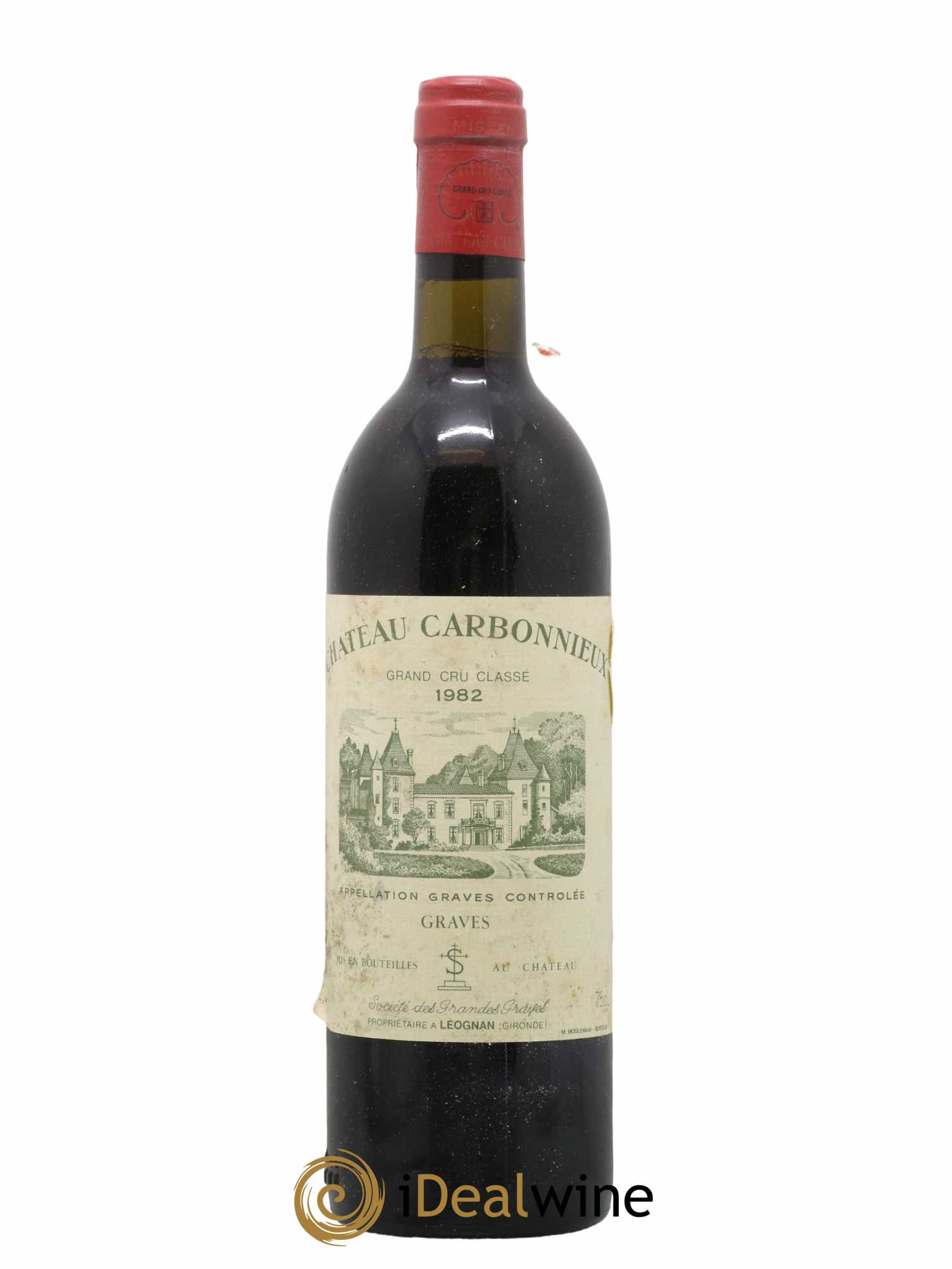 Château Carbonnieux Cru Classé de Graves 1982 - Lot de 1 bouteille - 0
