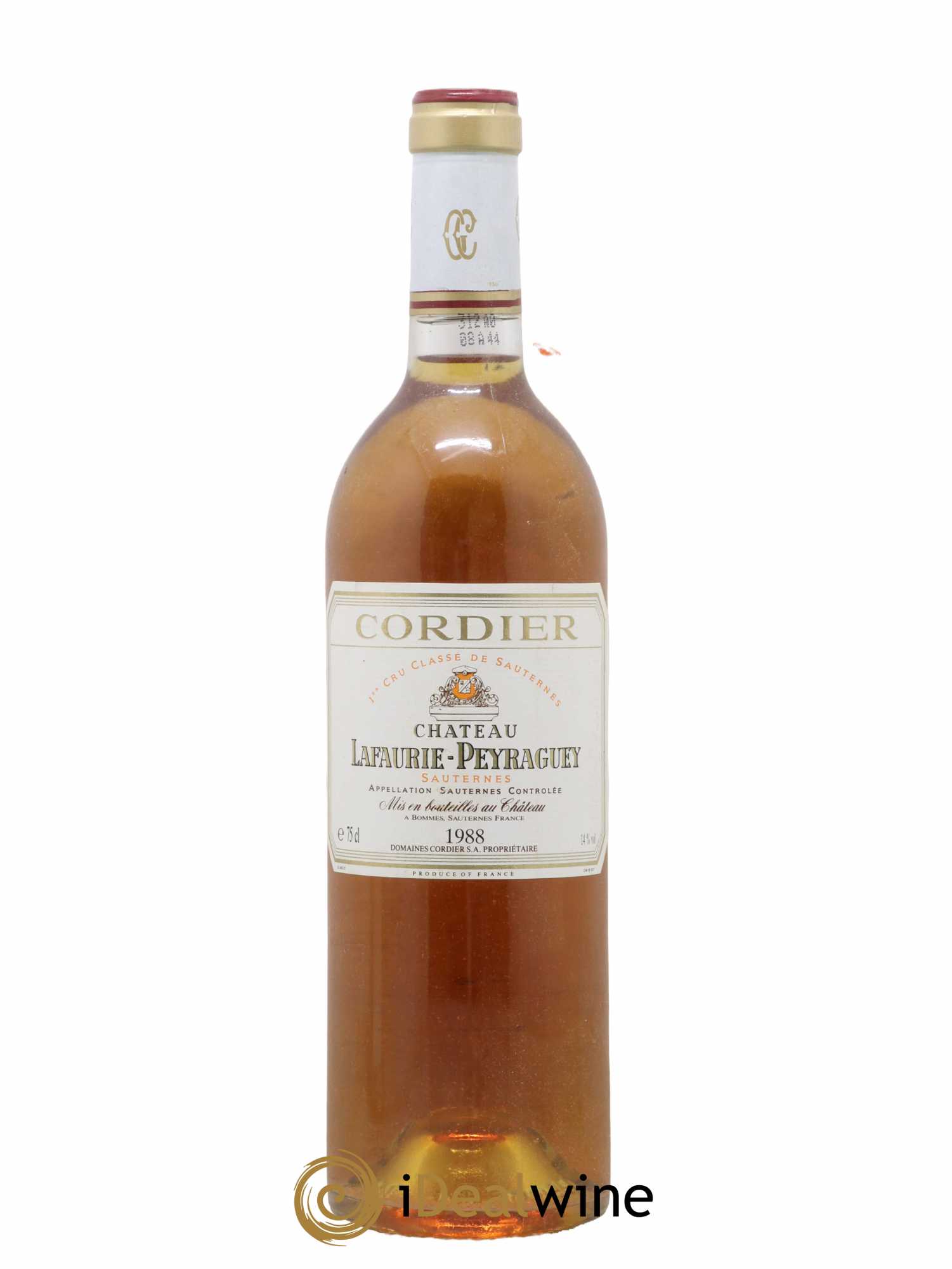 Château Lafaurie-Peyraguey 1er Grand Cru Classé 1988 - Lotto di 1 bottiglia - 0