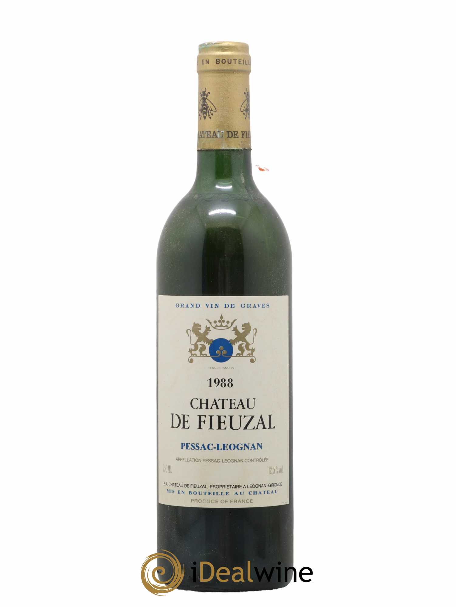 Château de Fieuzal 1988 - Lot de 1 bouteille - 0