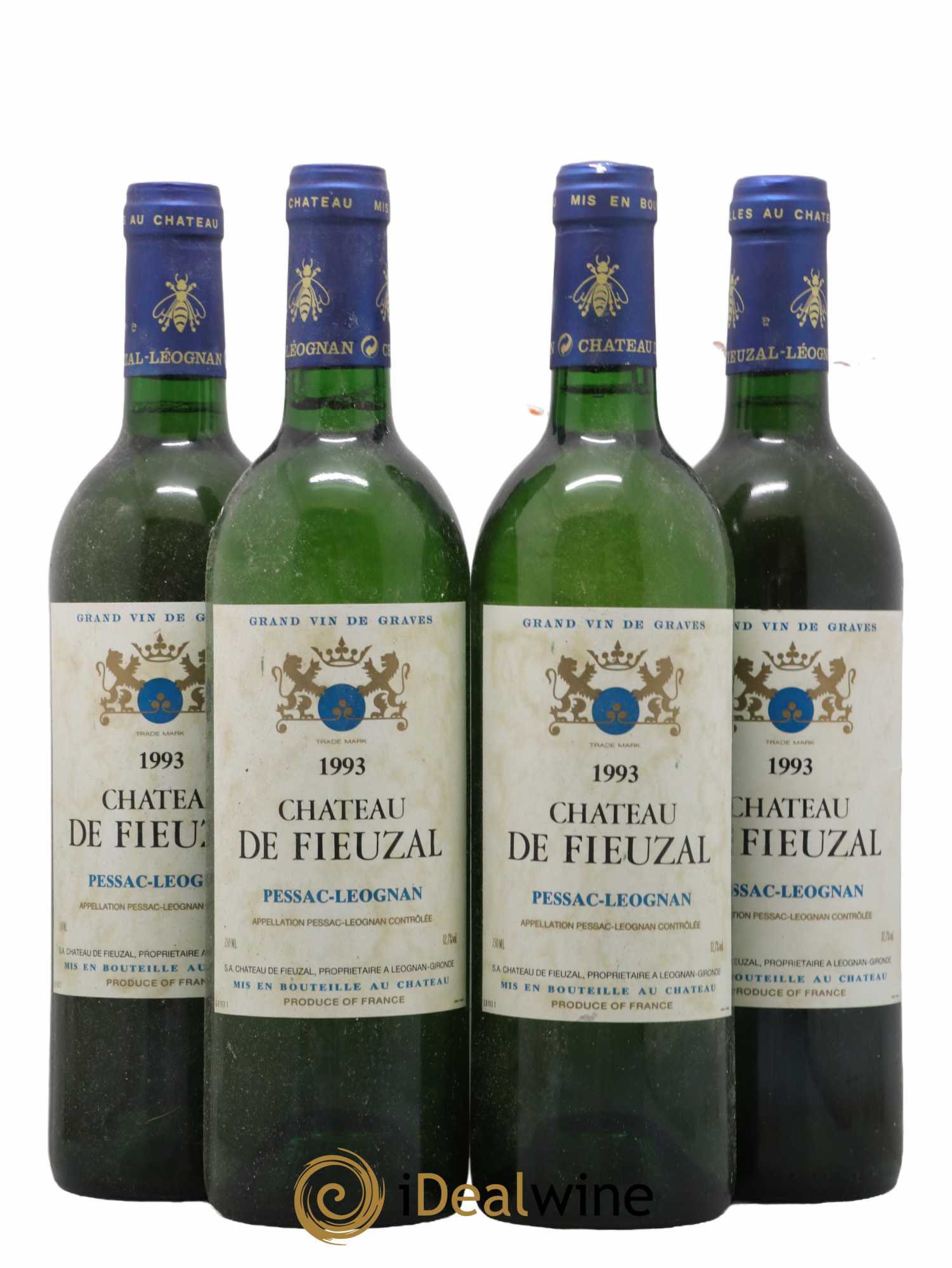 Château de Fieuzal 1993 - Lot de 4 bouteilles - 0
