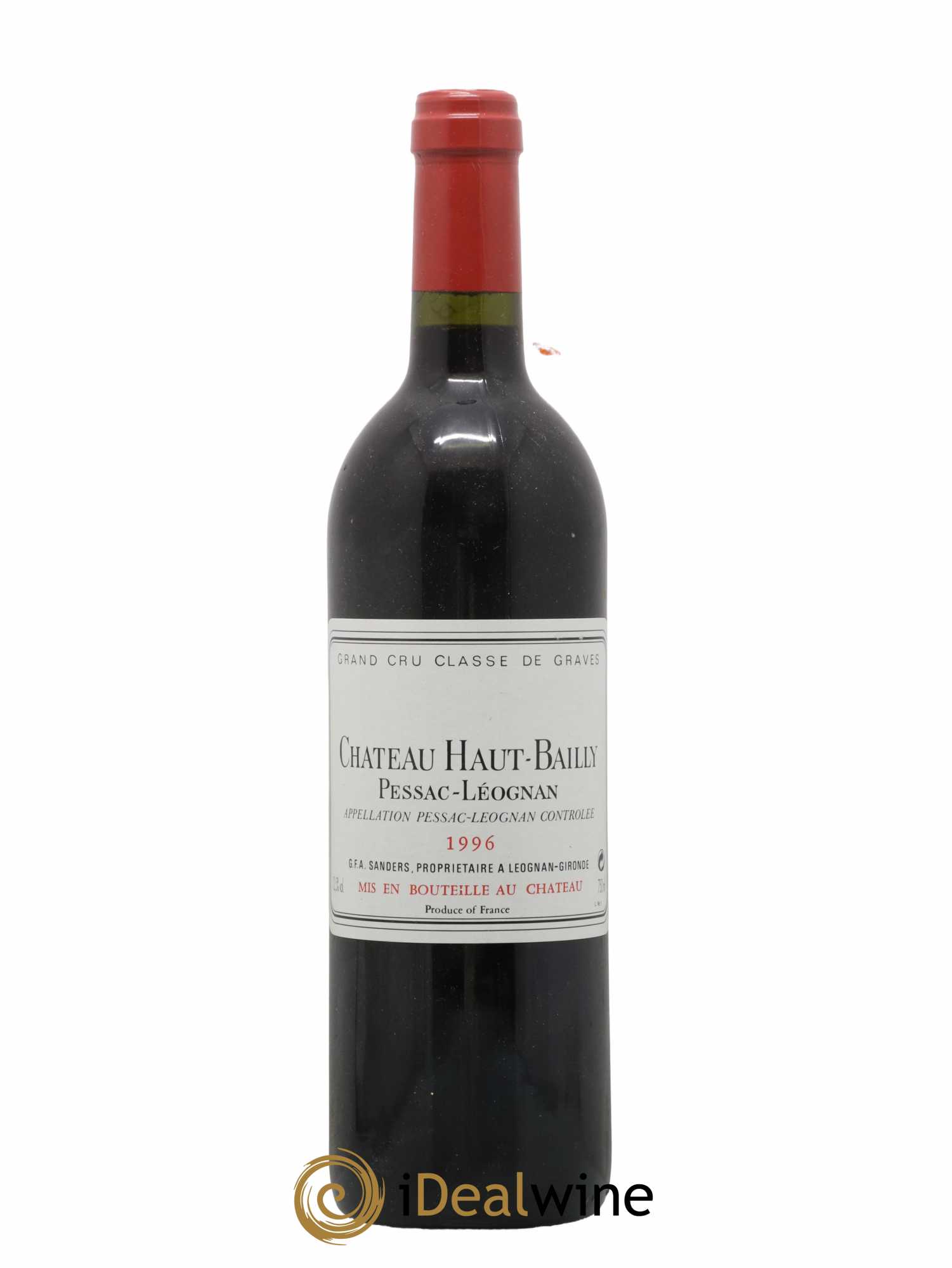 Château Haut-Bailly Cru Classé de Graves 1996 - Lot de 1 bouteille - 0