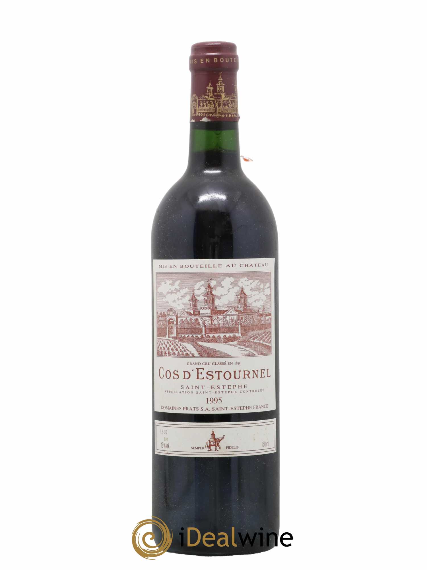 Cos d'Estournel 2ème Grand Cru Classé 1995 - Lot de 1 bouteille - 0